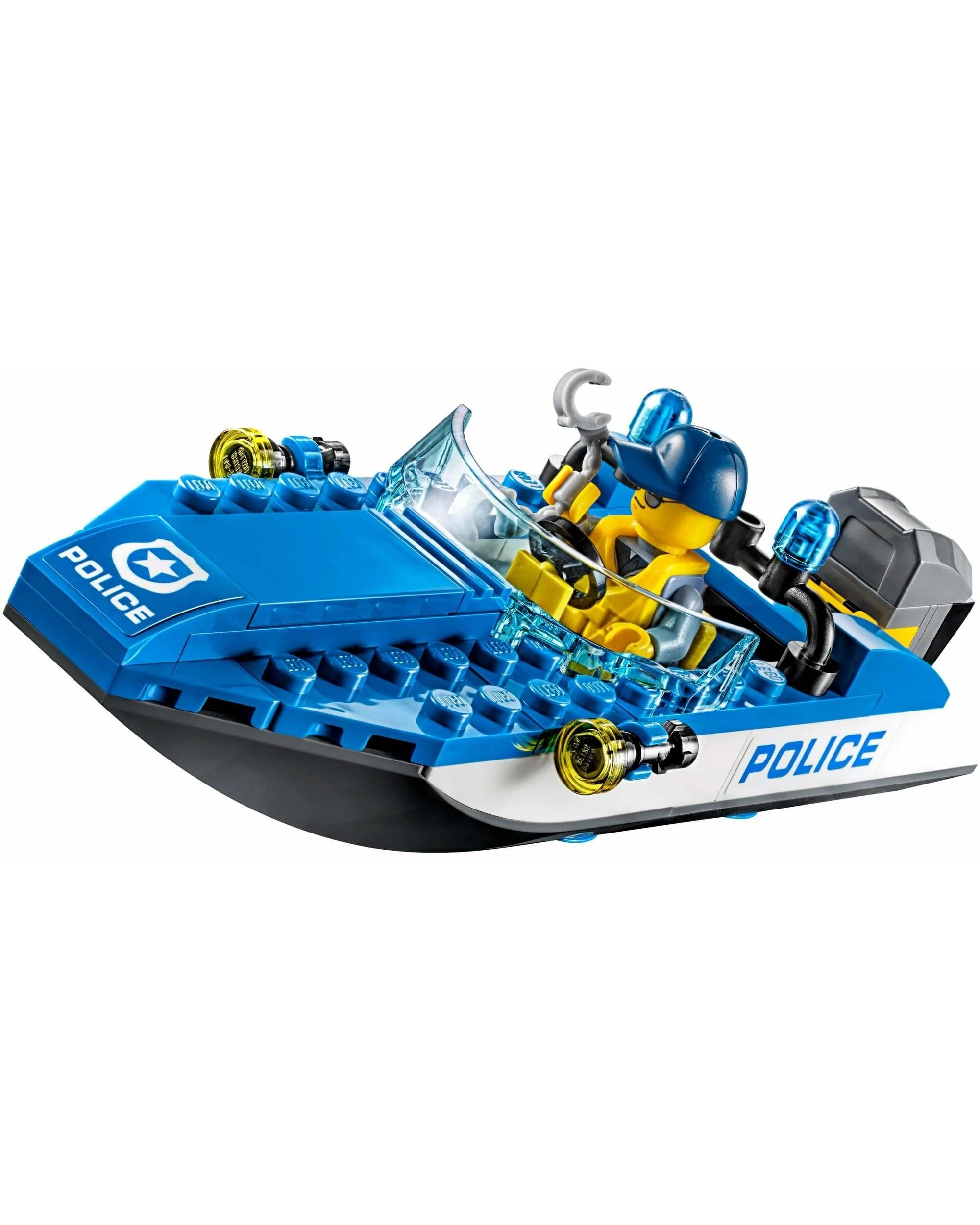 3 LEGO 60176 Wild River Escape Police Speedboat Crook Raft Set, 3 of 5