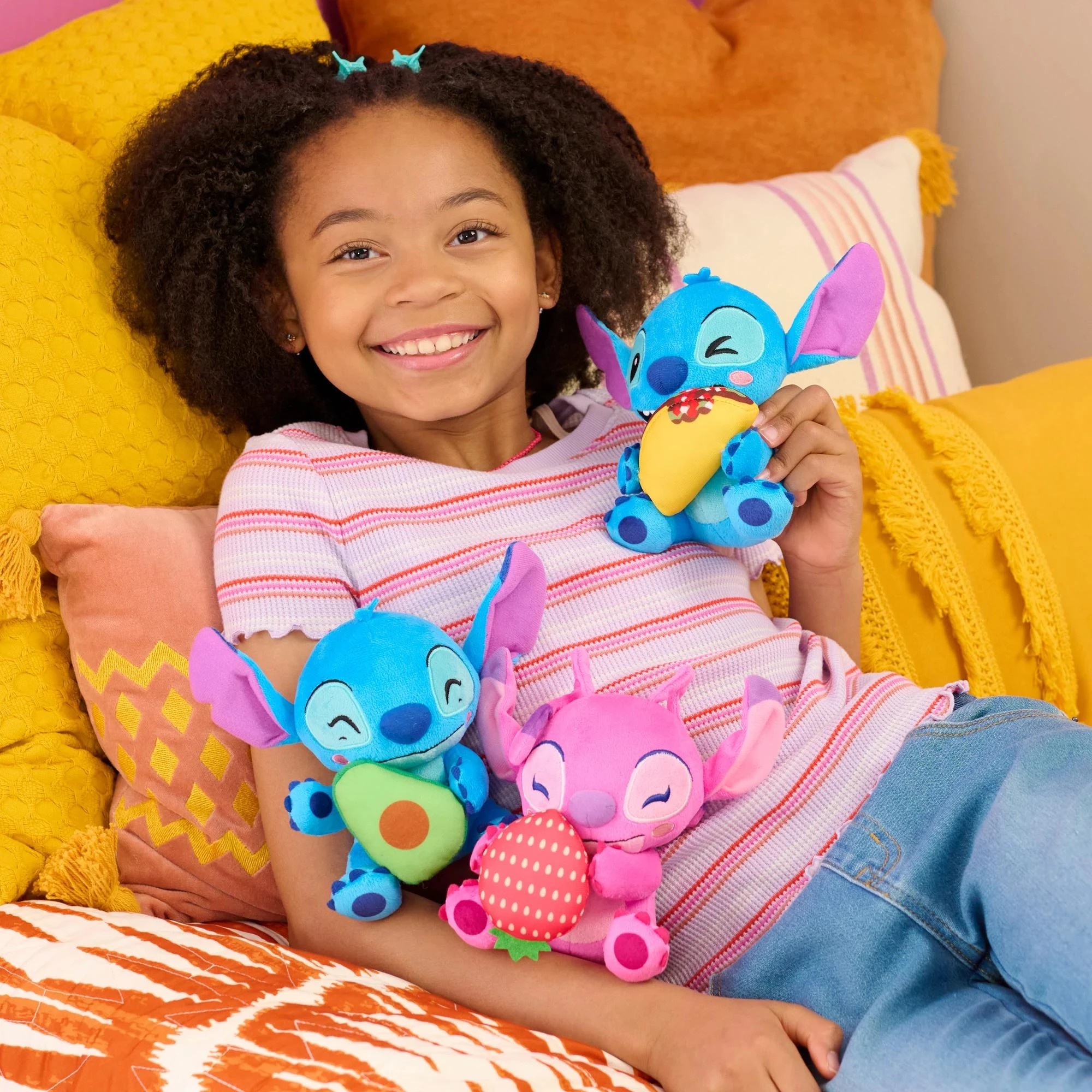 4 Disney Stitch Feed Me Series Small Plush - Assorted* - Multi, 4 of 4