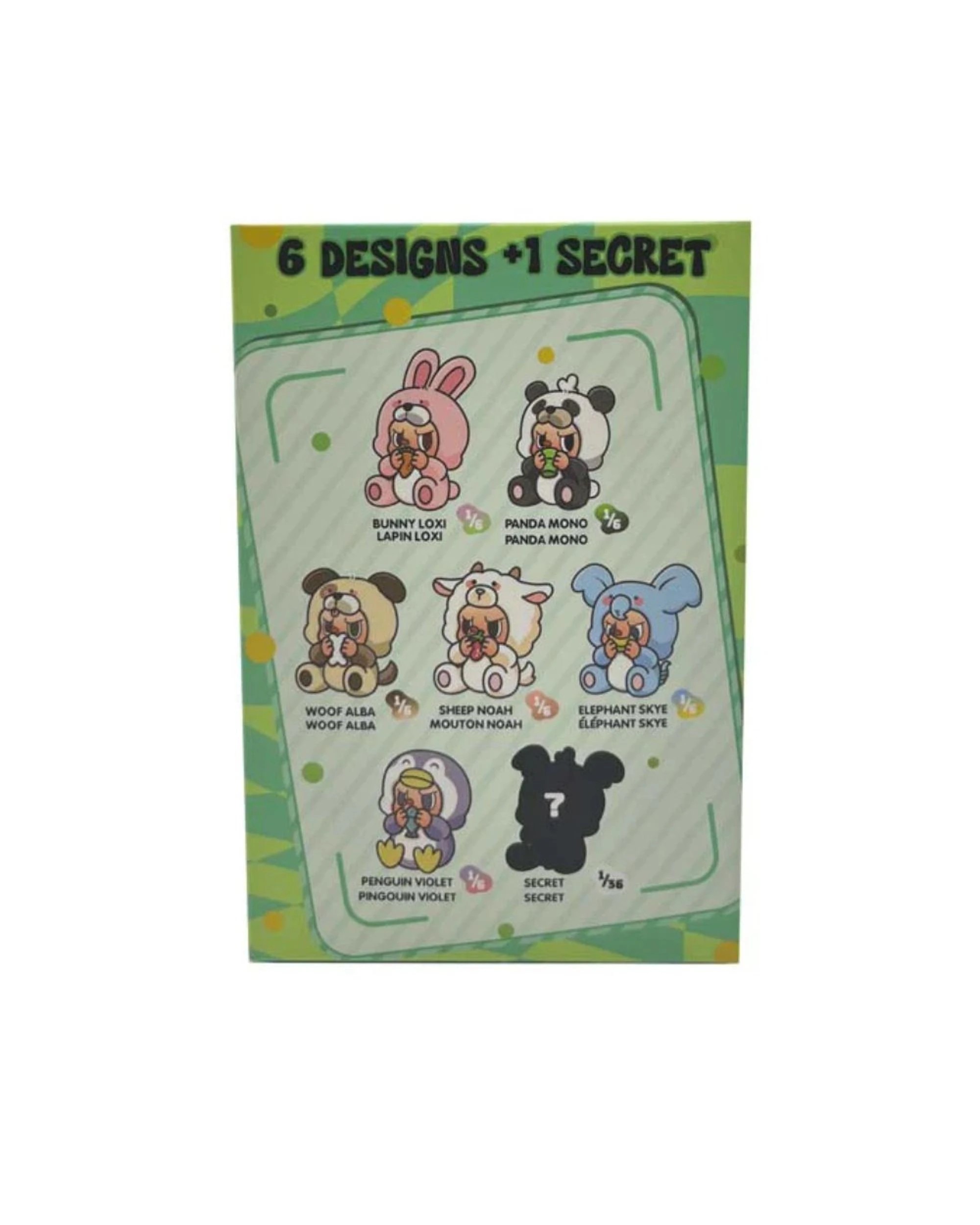 10 Rebel Bear Mystery Animal Series Plush Blind Box, 10 of 10