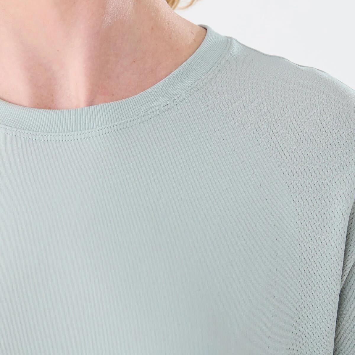 5 Active Womens Seamfree Crew Neck T-shirt LINDSEY GREEN, 5 of 6