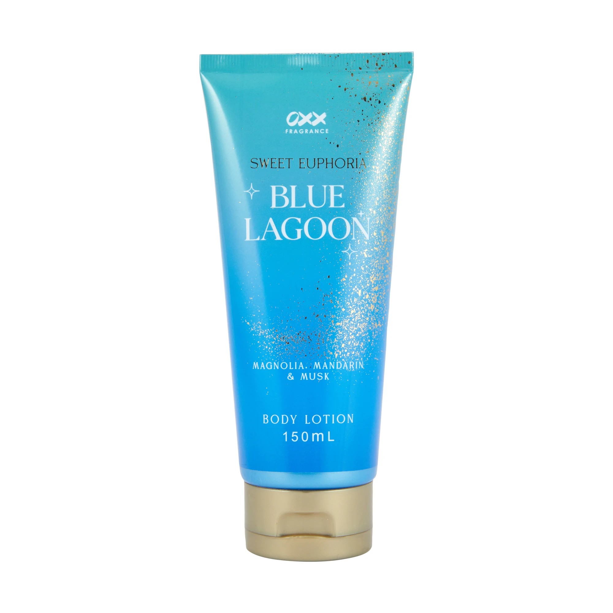 1 OXX Fragrance Sweet Euphoria Blue Lagoon Body Lotion 150ml - Magnolia, Mandarin and Musk, 1 of 3