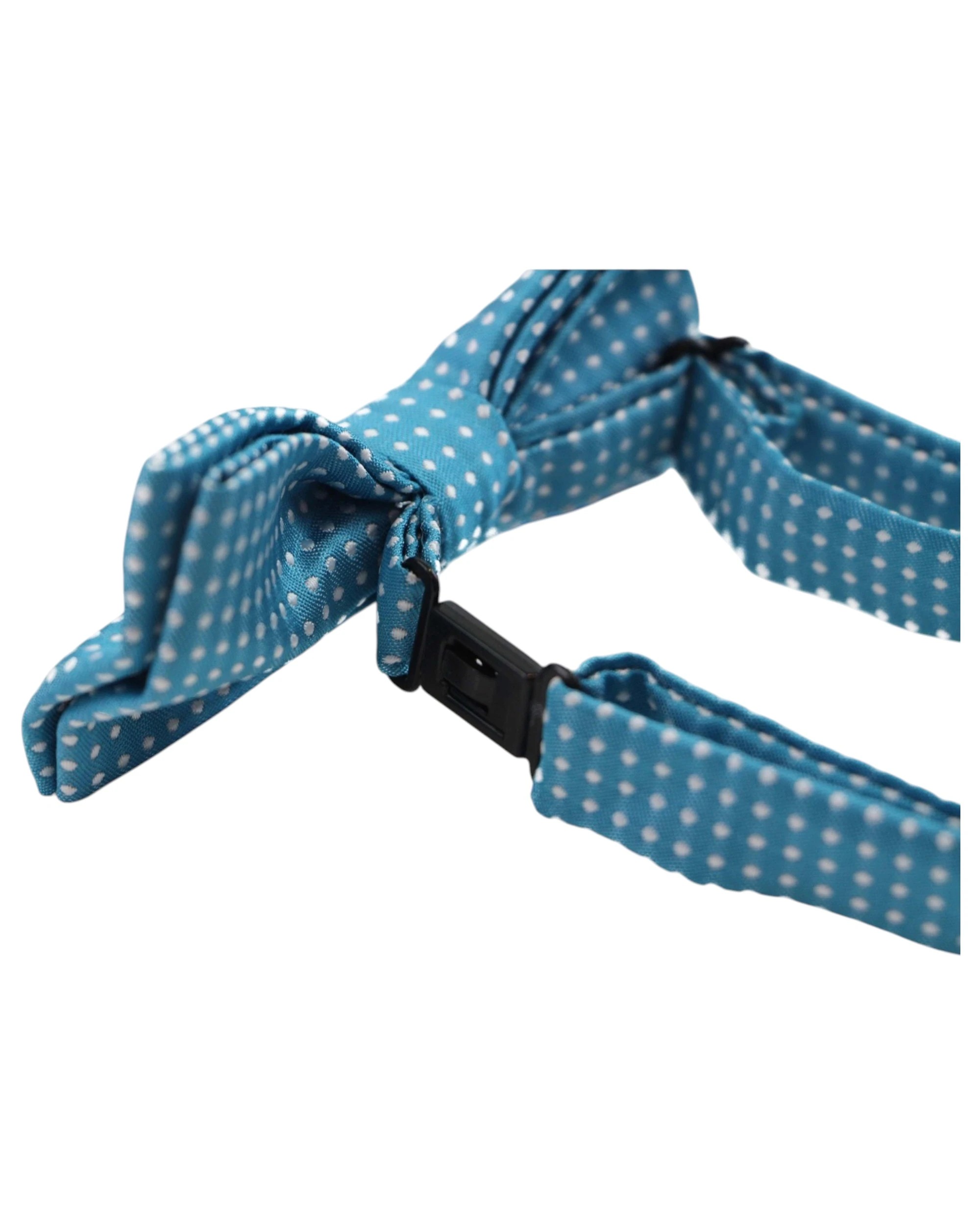 2 Zasel Boys Turquoise Bow Tie With White Polka Dots - Multi, 2 of 5
