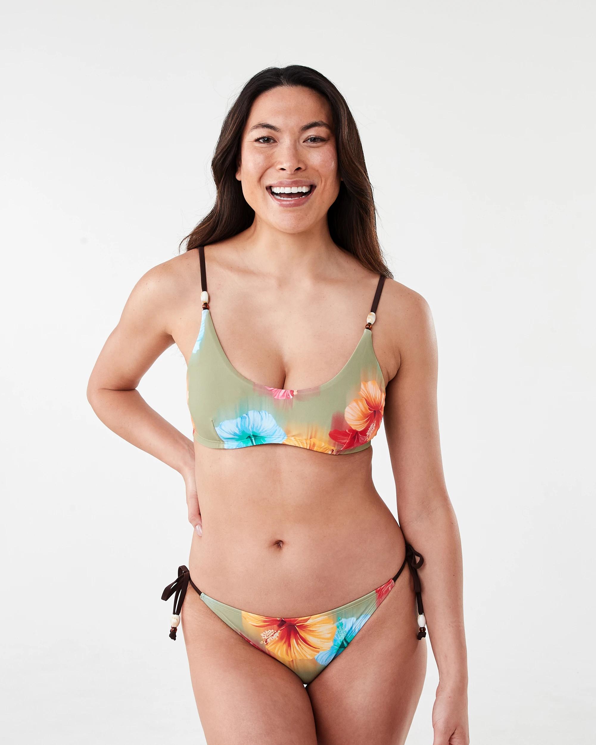 8 Printed Beaded Bikini Top Trop Blur, 8 of 8