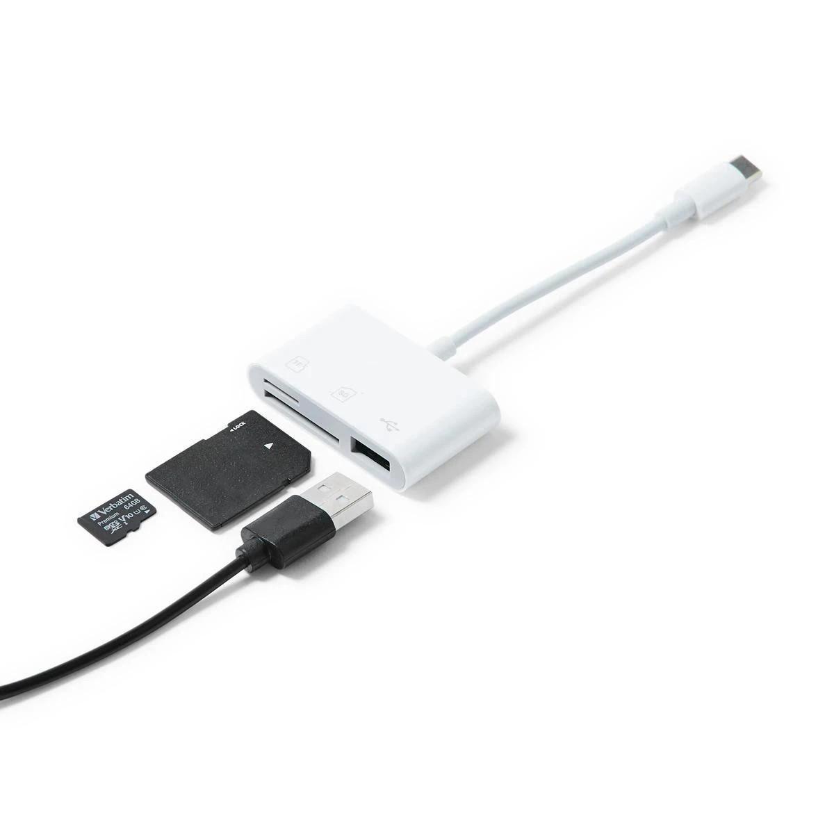 1 Media Card Dongle - White, 1 of 5