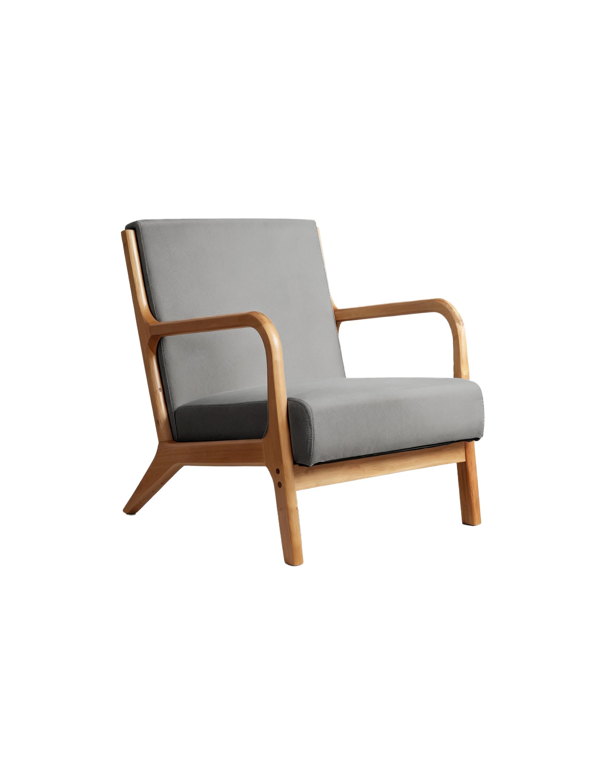 4 Artiss Armchair Fabric Light - Grey, 4 of 7
