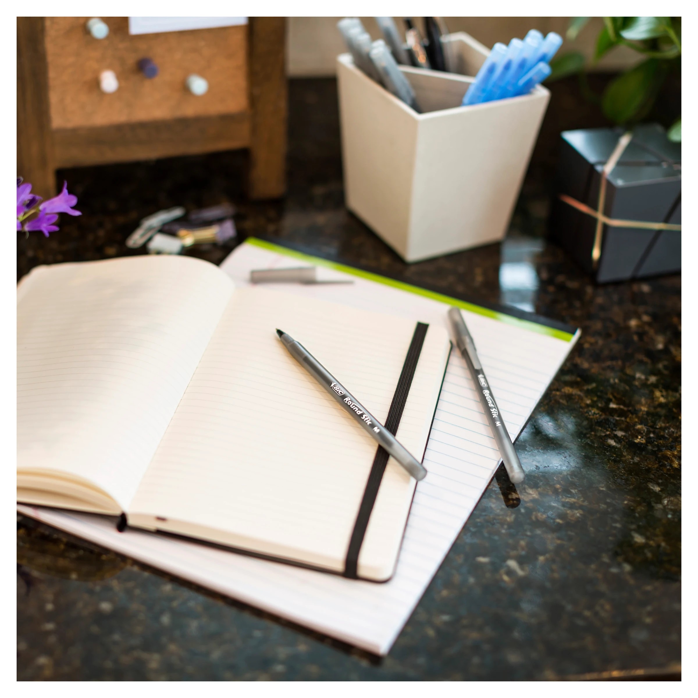 9 15 Pack BIC Round Stic Ballpoint Pens - Blue, 9 of 10