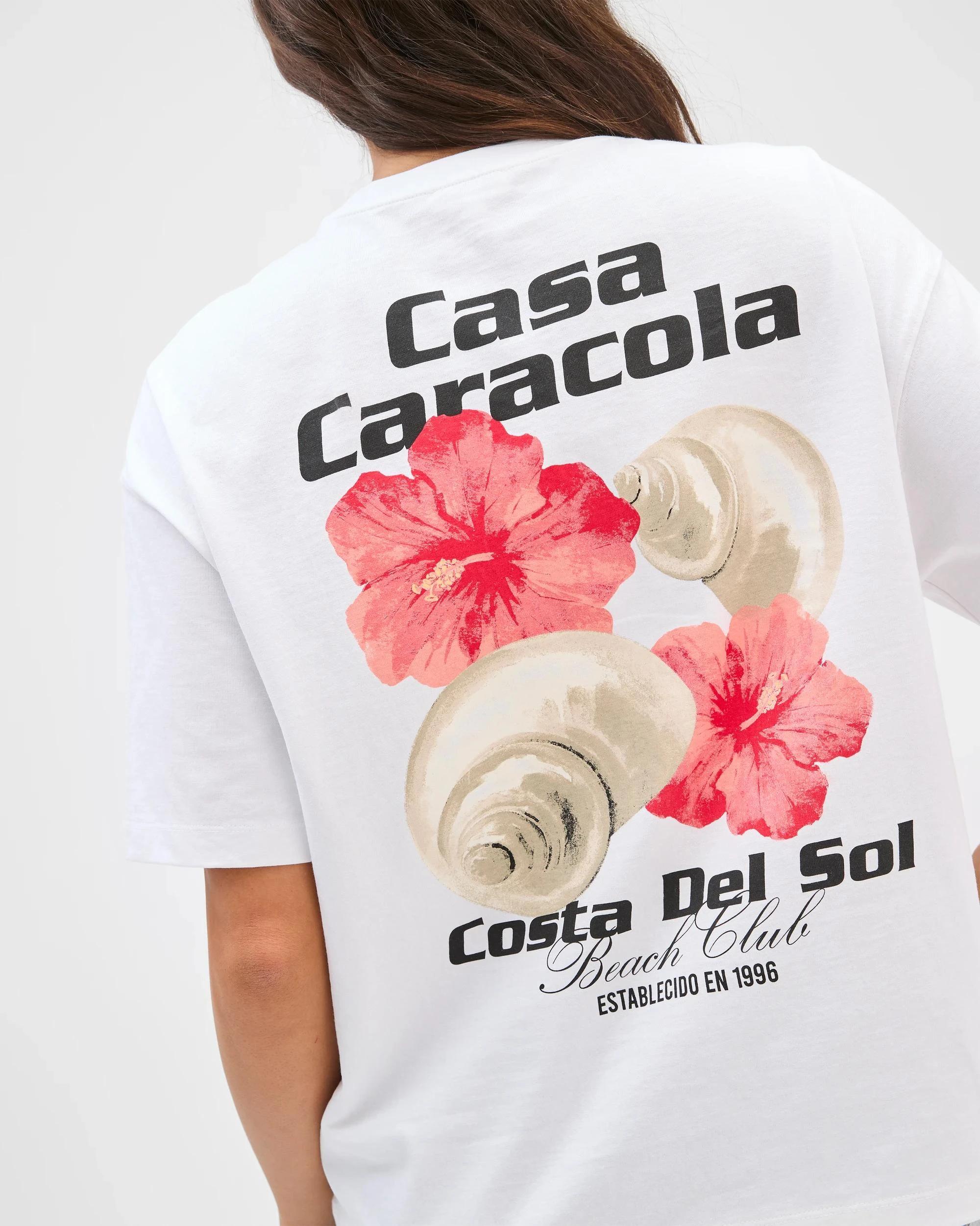 7 Lily Loves Australian Cotton Oversized Printed T-Shirt CASA CARACOLA, 7 of 7