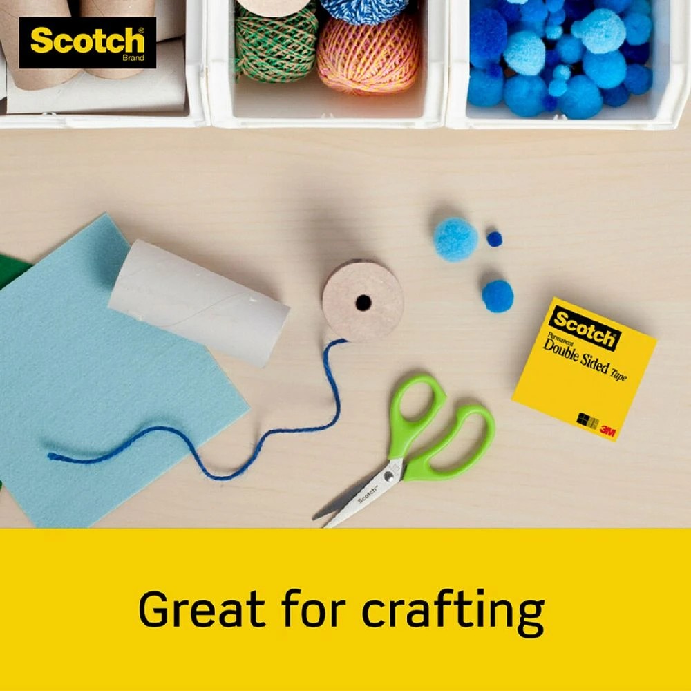 10 Scotch 665 Double-sided Tape 12.7mm x 22.8m, 10 of 10