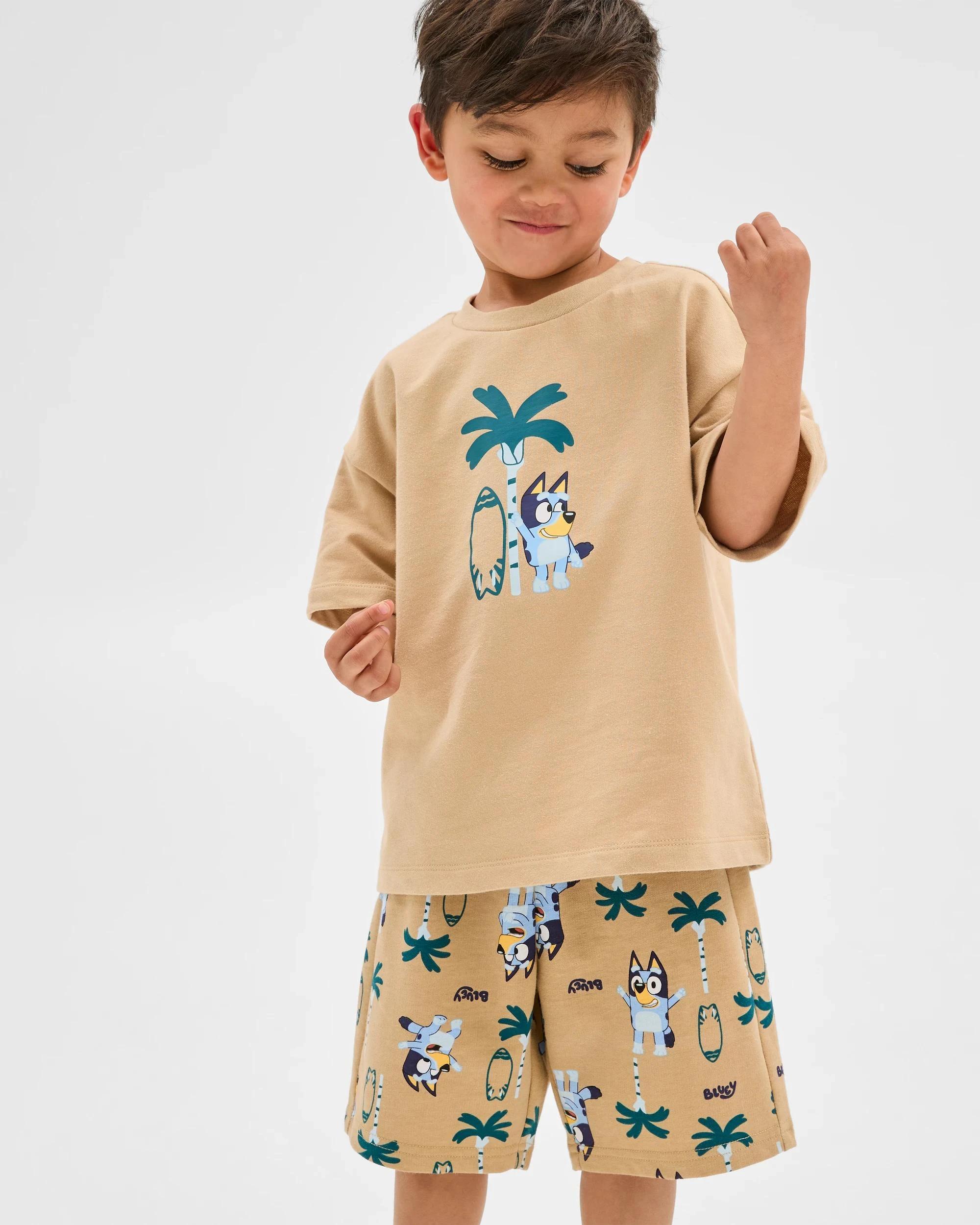 8 Bluey T-Shirt and Short 2 Piece Set BROWN, 8 of 8
