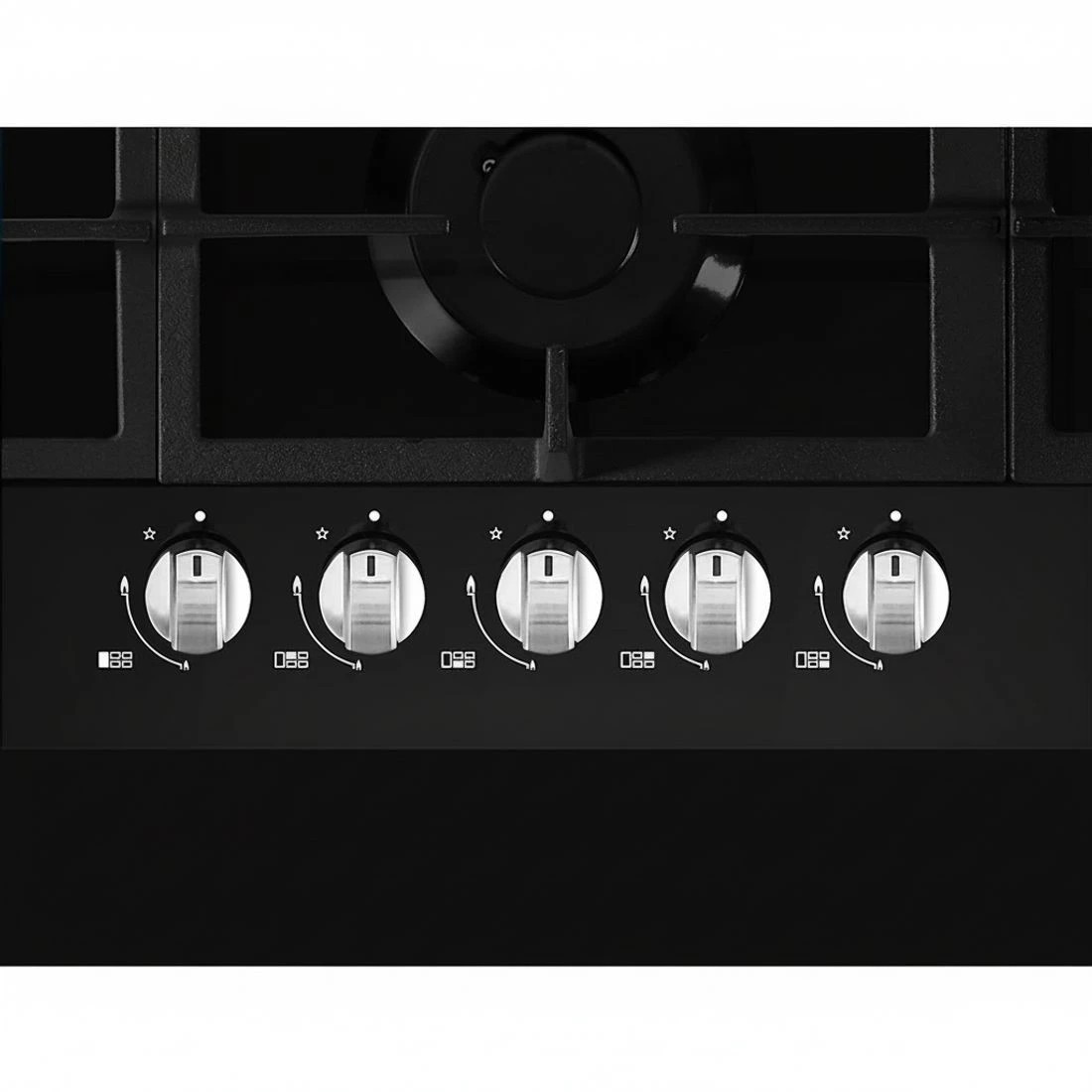 4 Devanti Gas Cooktop 90cm 5 Burner - Black, 4 of 7