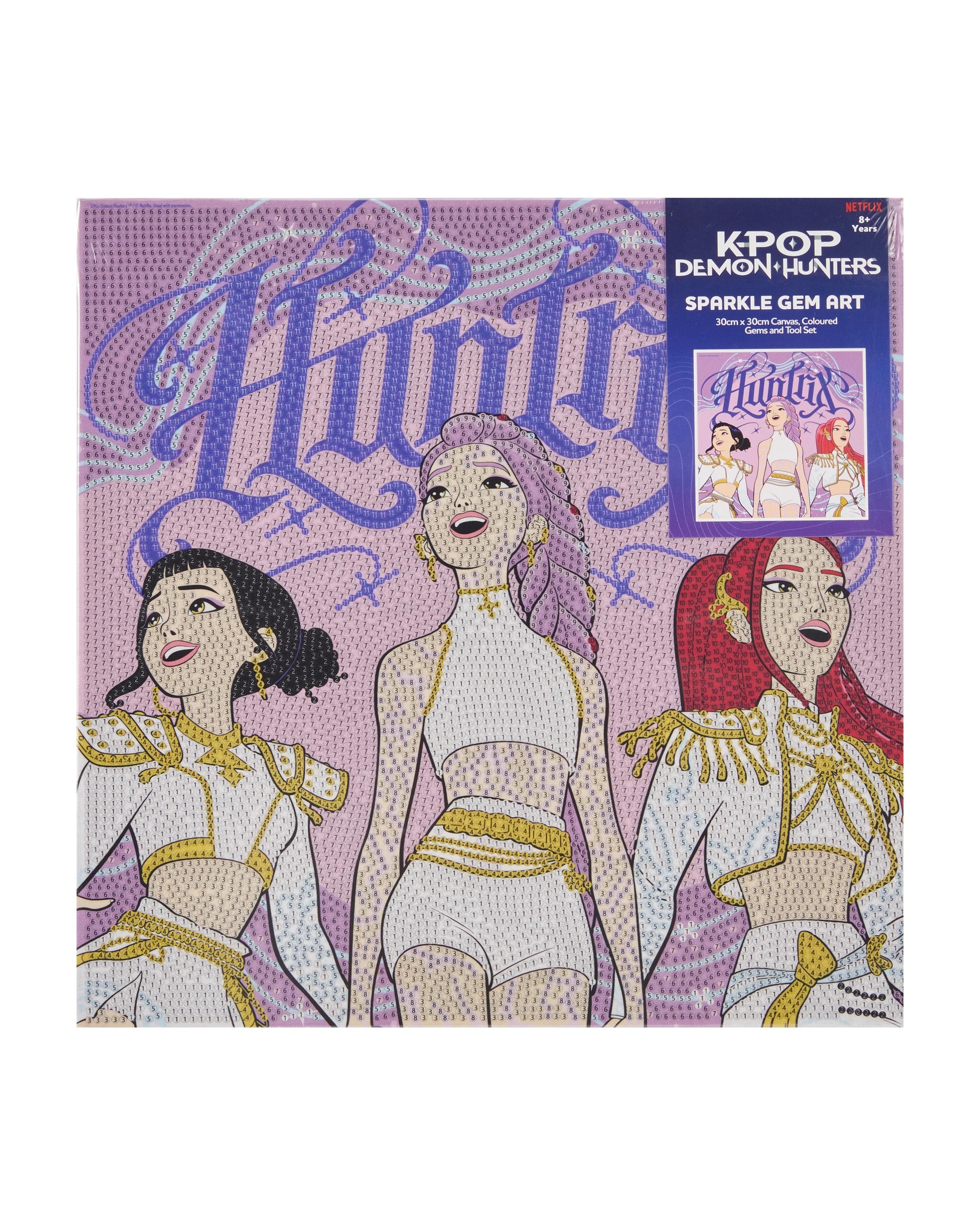 1 KPop Demon Hunters Sparkle Gem Art Kit, 1 of 4