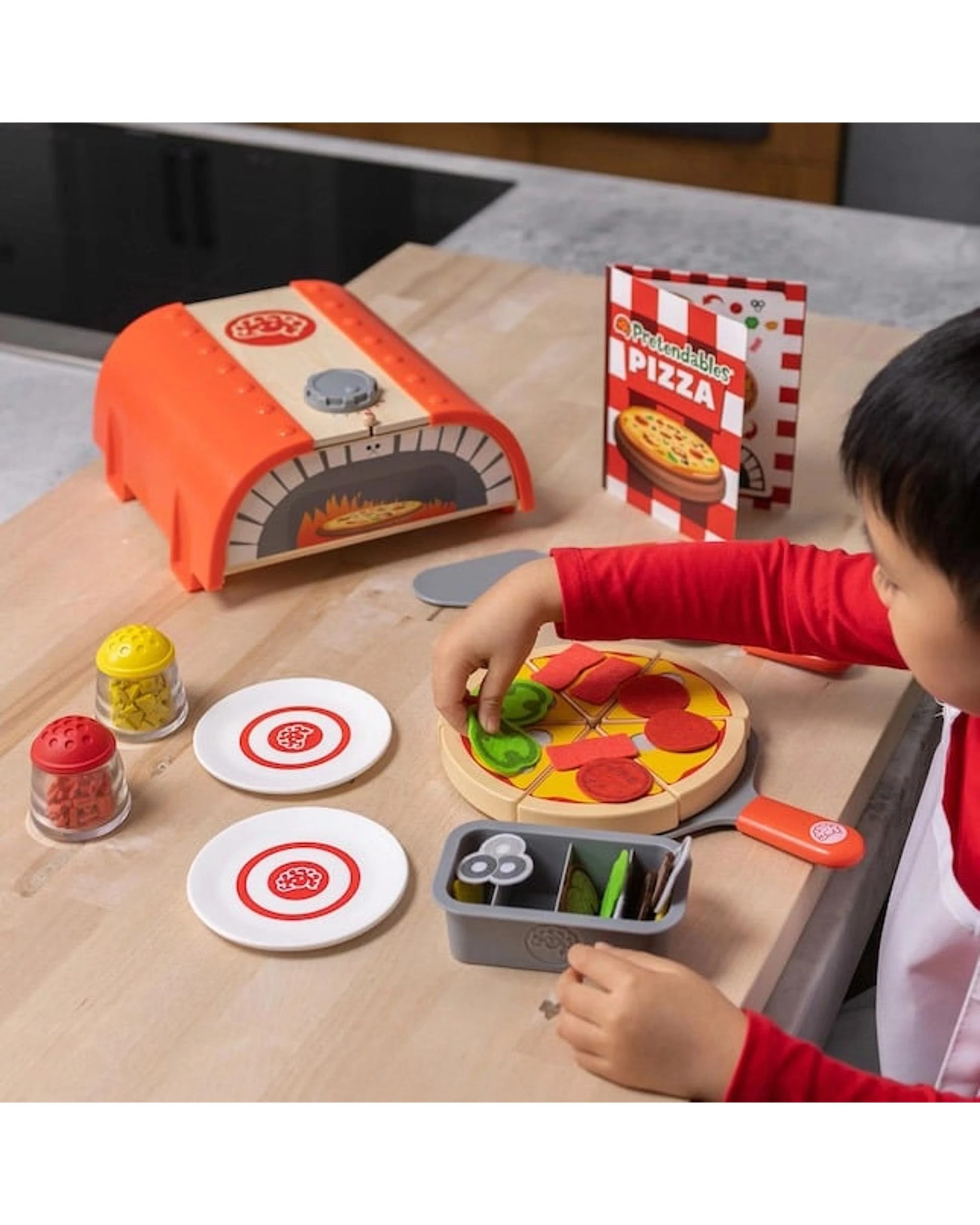 6 Fat Brain Toy Co Pretendables Pizza Set, 6 of 6