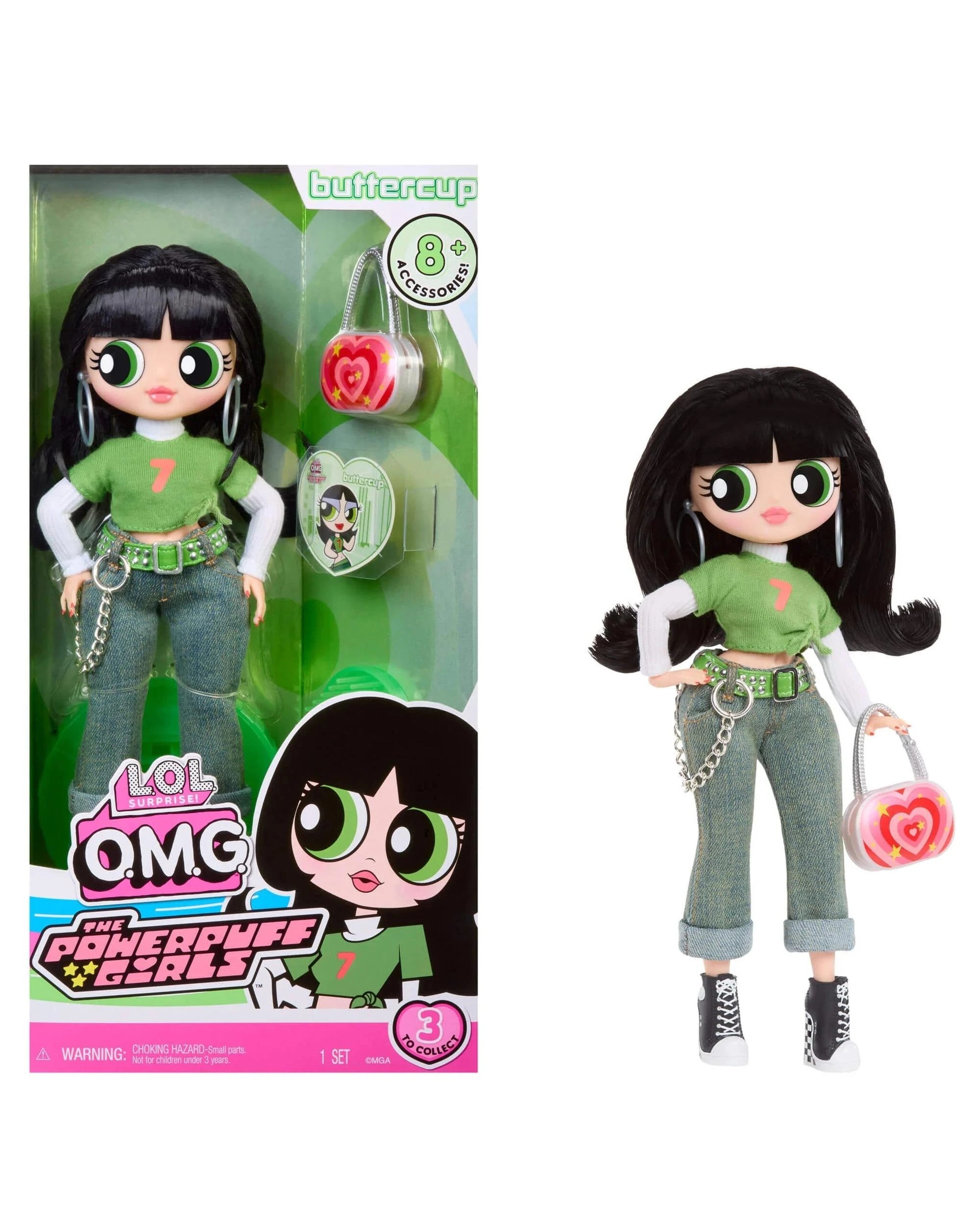 1 L.O.L. Surprise O.M.G. Powerpuff Girls Buttercup Doll, 1 of 3