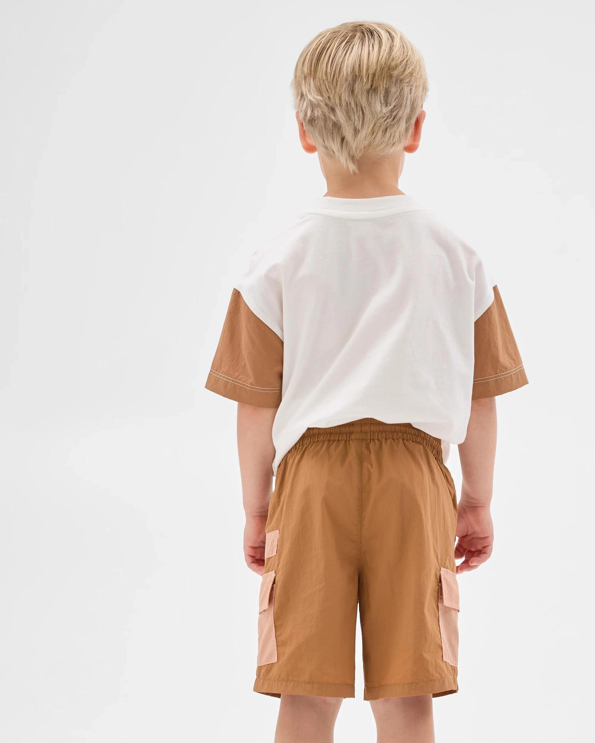 4 Target Recycled Nylon Cargo Shorts BROWN, 4 of 7