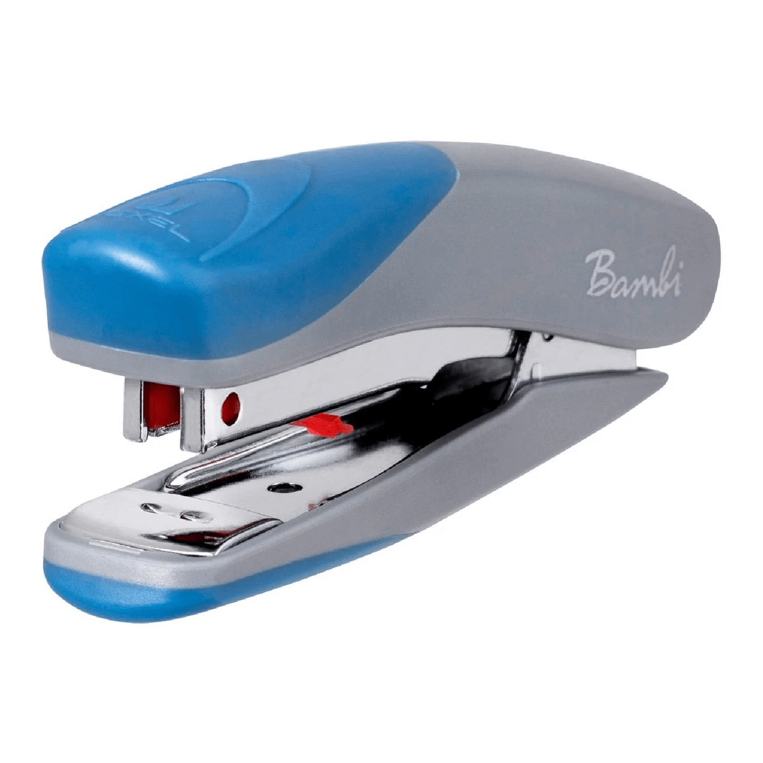 1 Rexel Bambi Mini Stapler Grey/Blue, 1 of 4