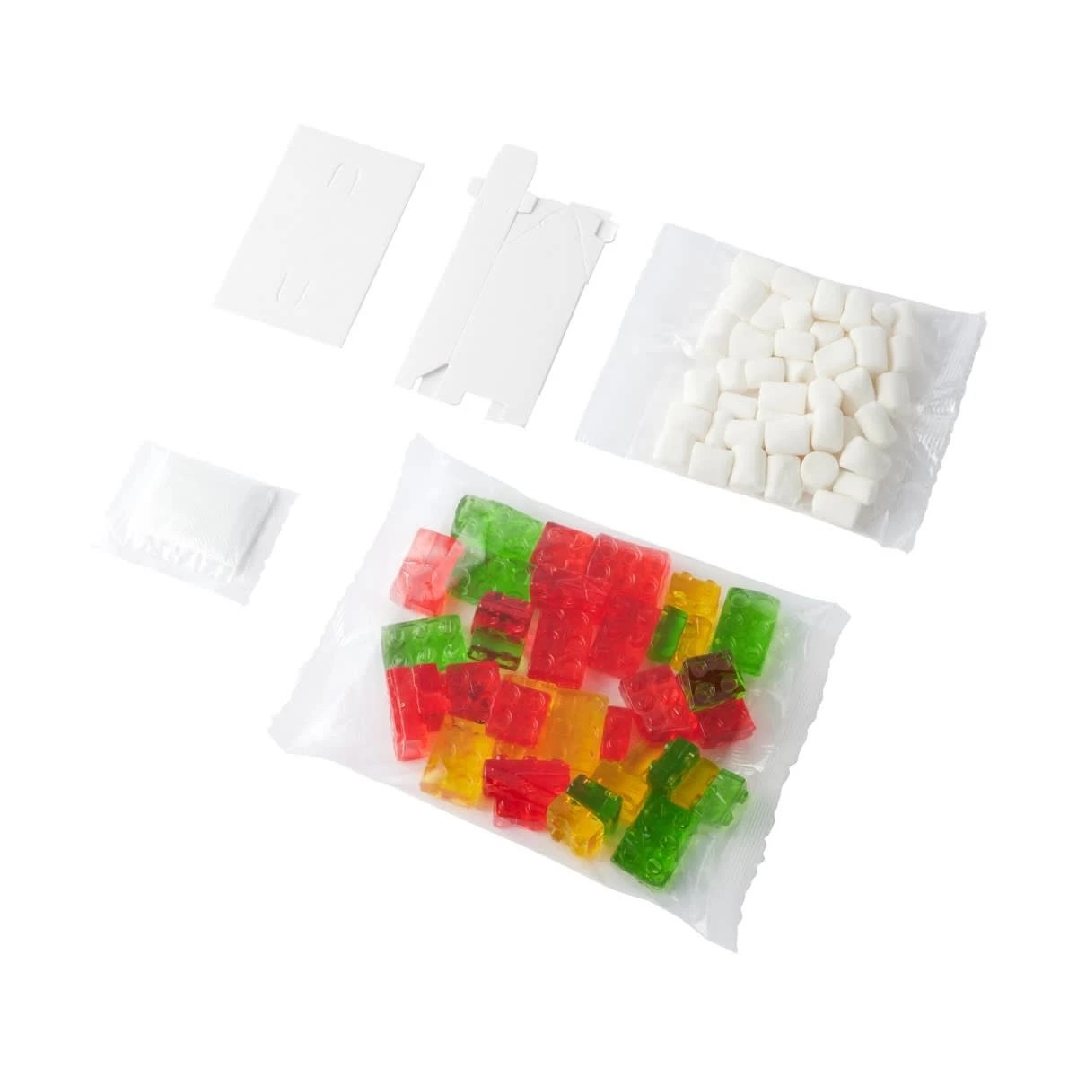 3 Amos 4D Gummy Blocks Christmas House Kit 220g, 3 of 9