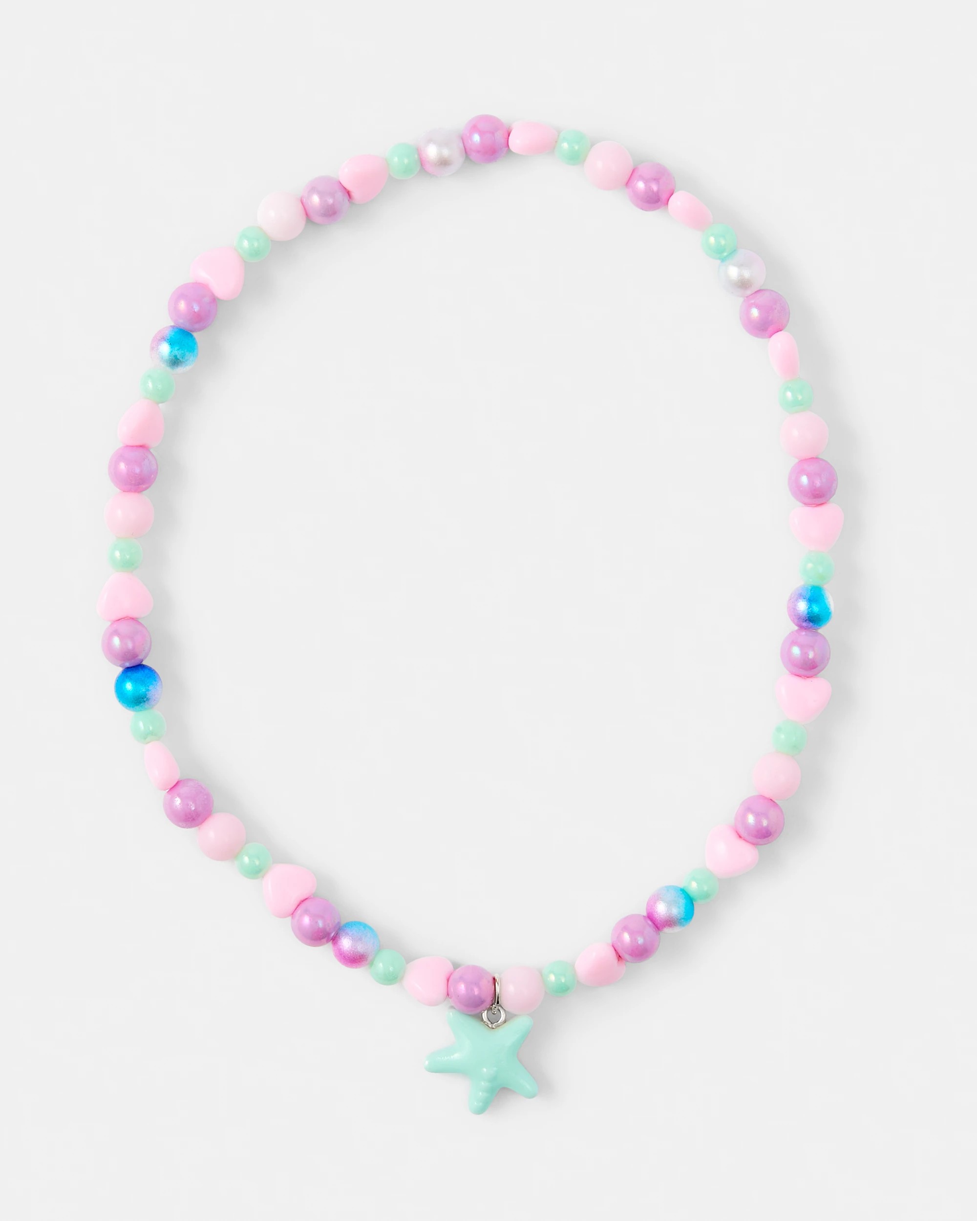 2 2 Pack Starfish Necklace and Bracelet Set - Purple, 2 of 4