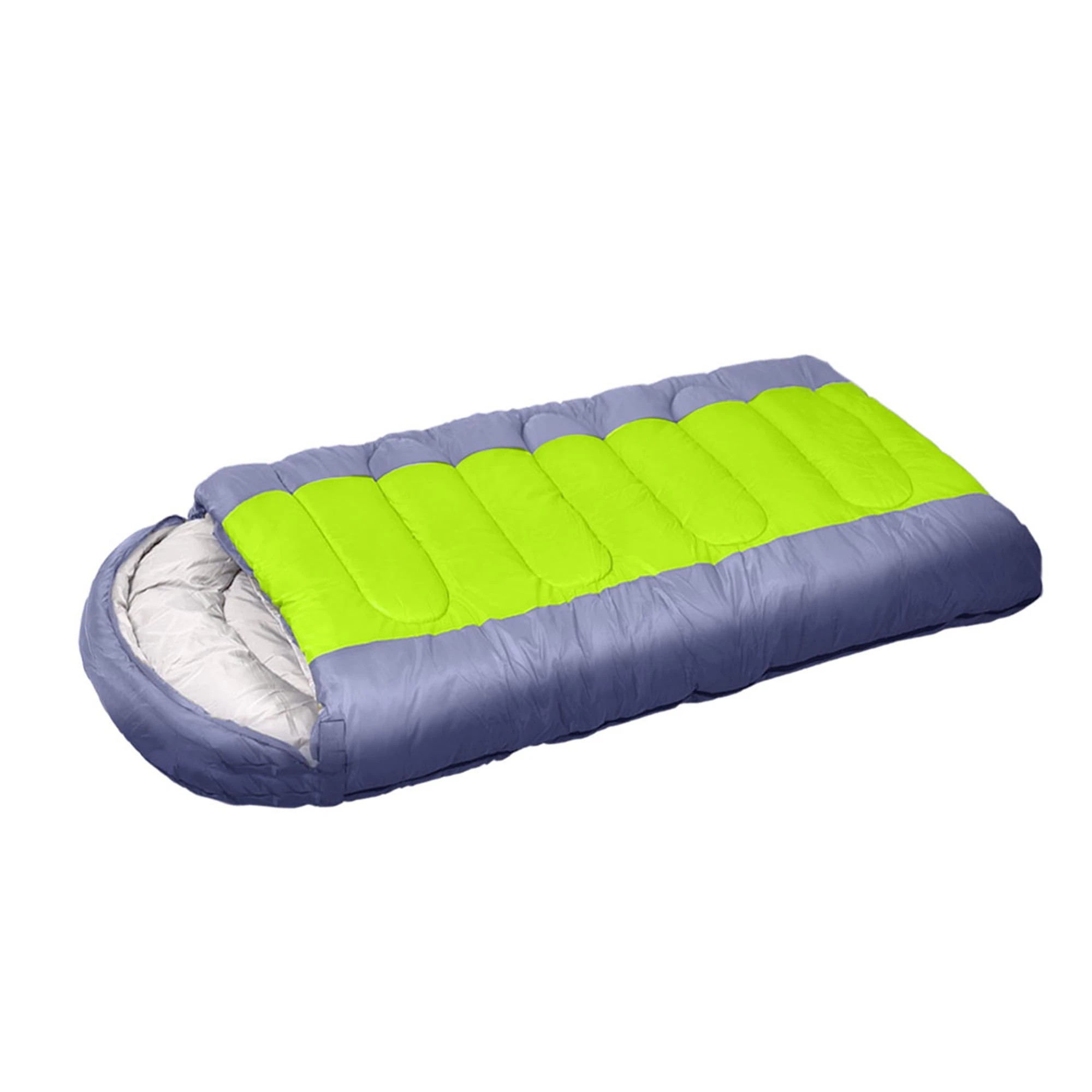 2 Mountview Sleeping Bag Outdoor Camping Single Bags Hiking Thermal Winter -20℃ - Green, 2 of 6