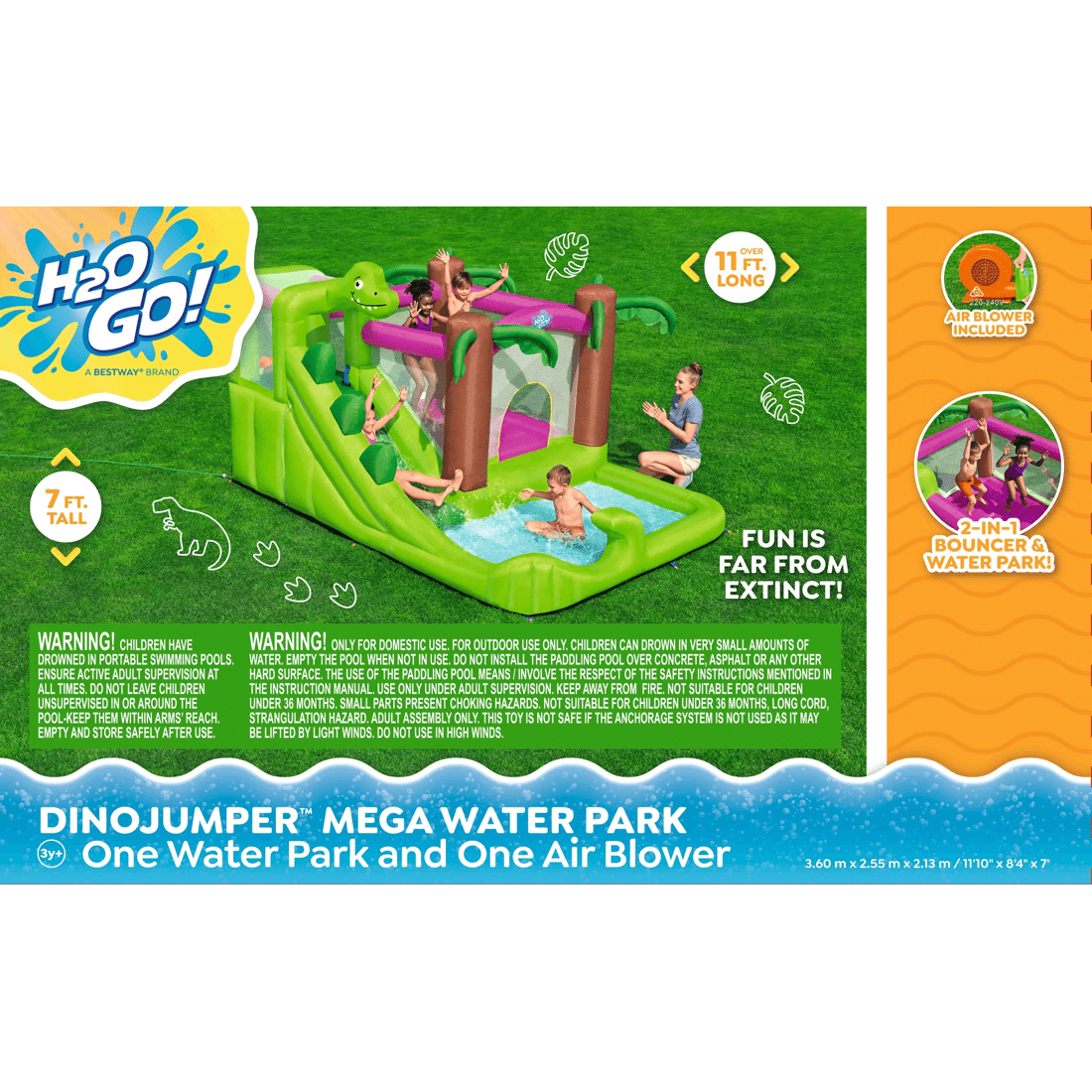 3 Bestway H2O Go! DinoJumper Mega Water Park, 3 of 9