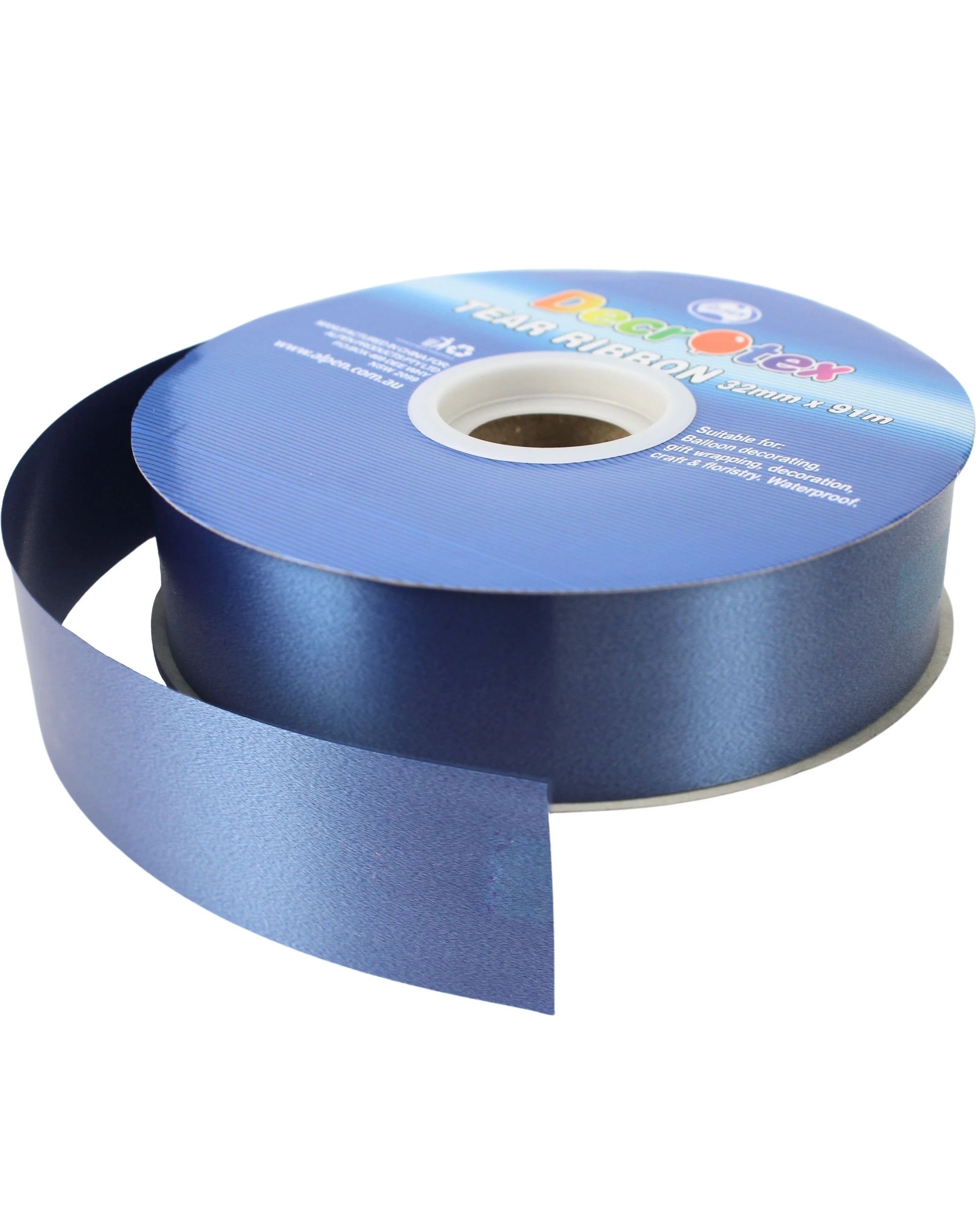 1 Alpen Waterproof Tear Ribbon Roll 32mm x 91m - Blue, 1 of 1