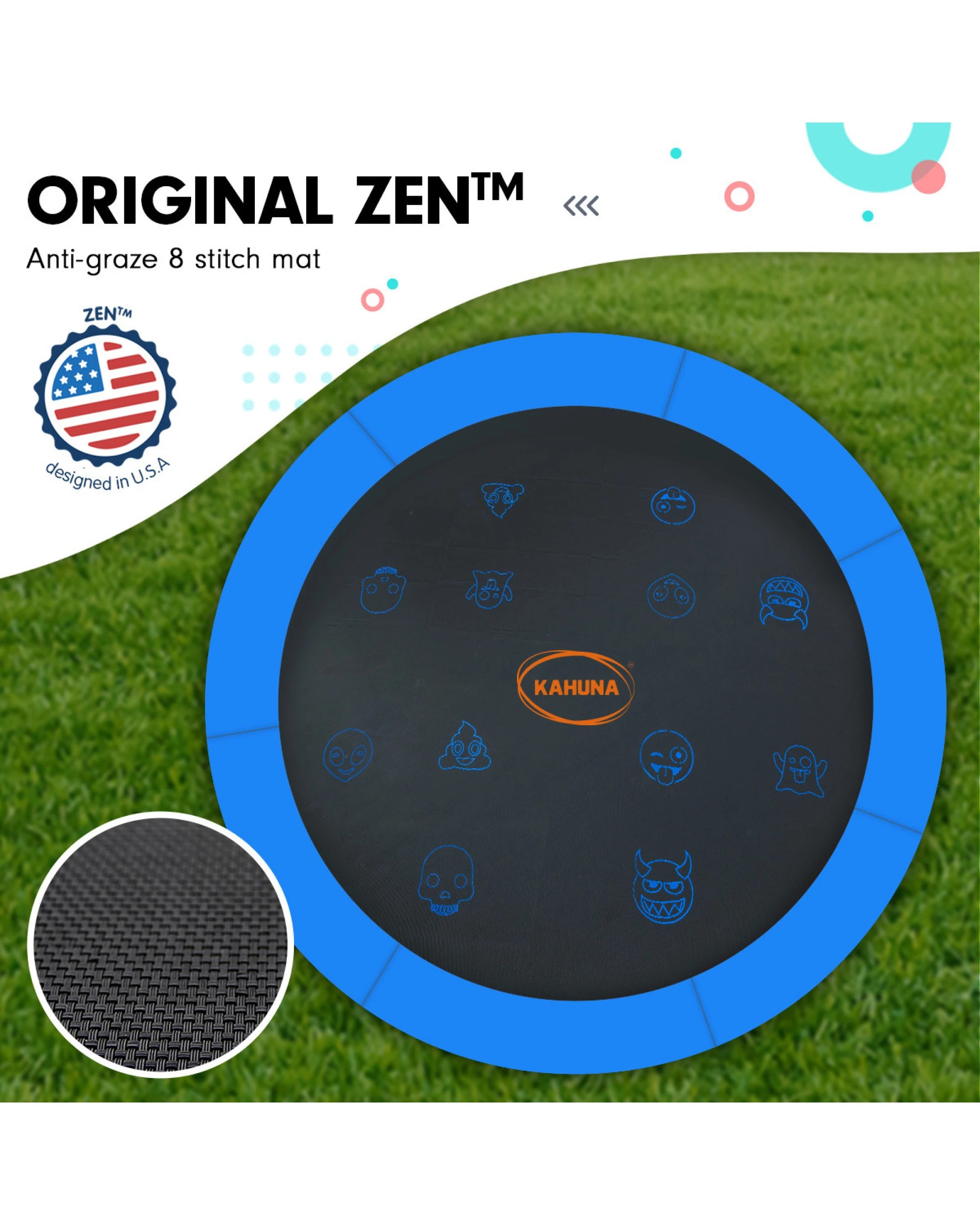 5 Kahuna Pro 8 ft Trampoline with Mat, Reversible Pad, Basketball Set, 5 of 10