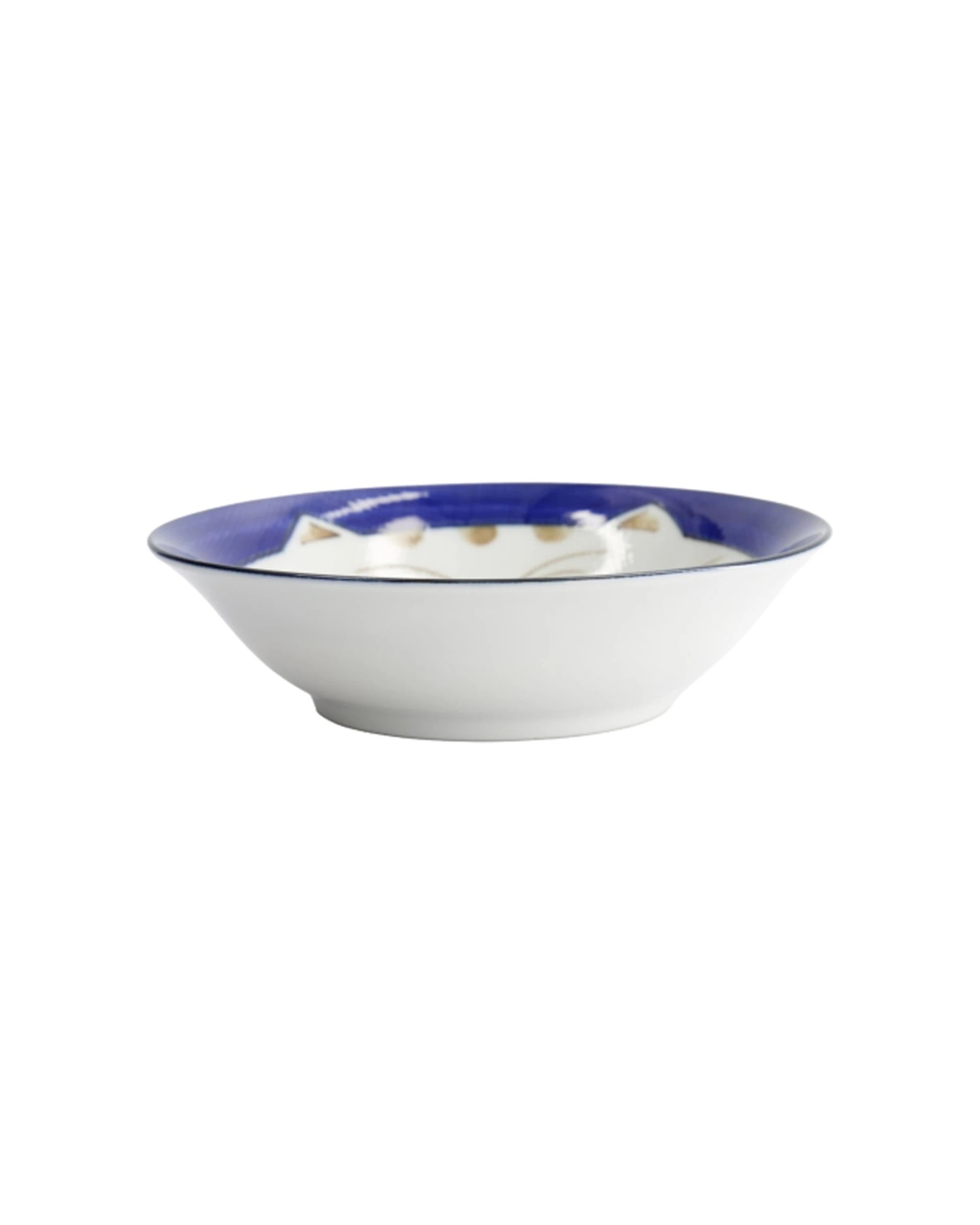3 Tokyo Design 2PK Kawaii Neko Cat Bowl 16.5x5cm Tableware - Blue, 3 of 4