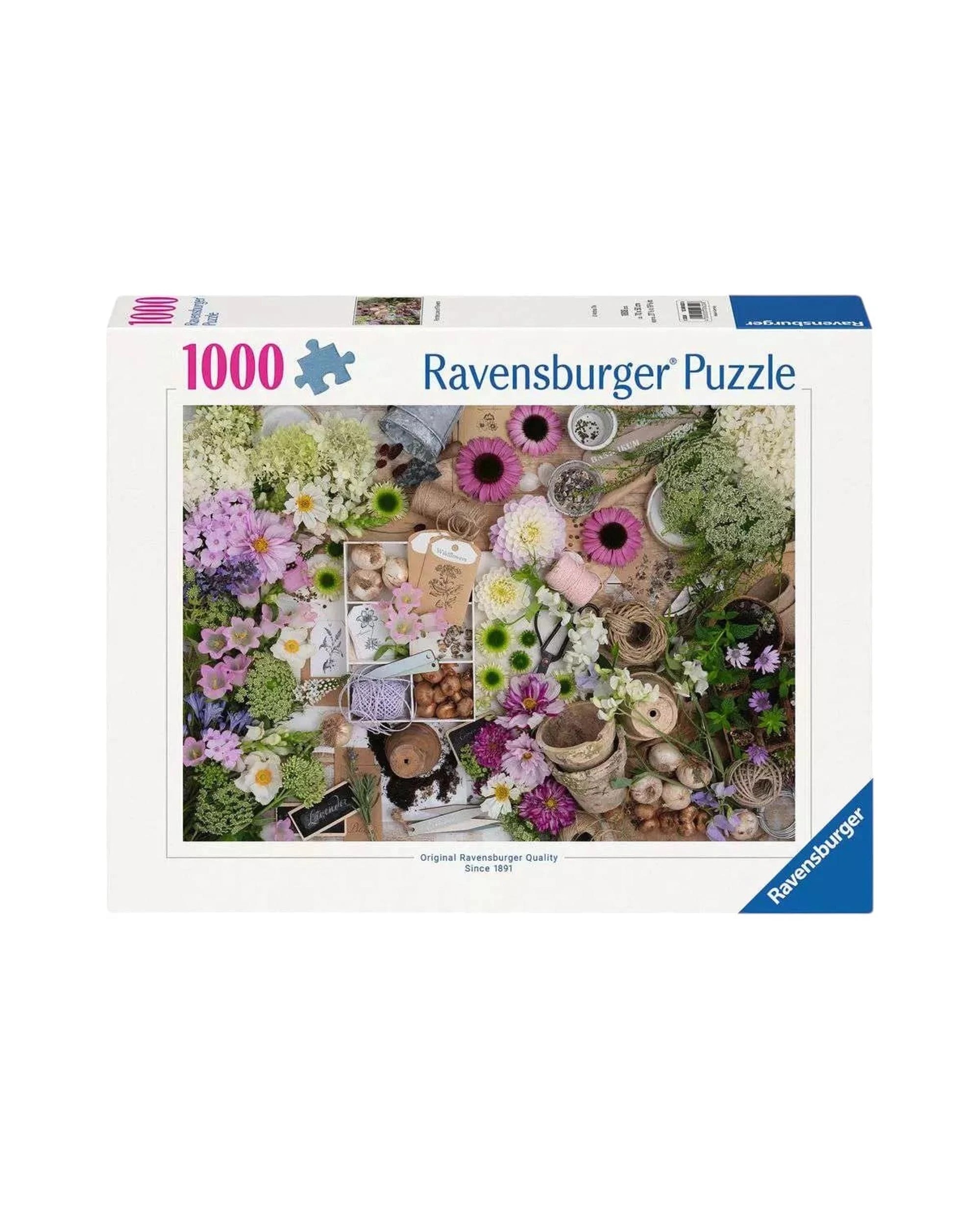 1 Ravensburger For the Love of Flowers 1000 Piece Puzzle, 1 of 5