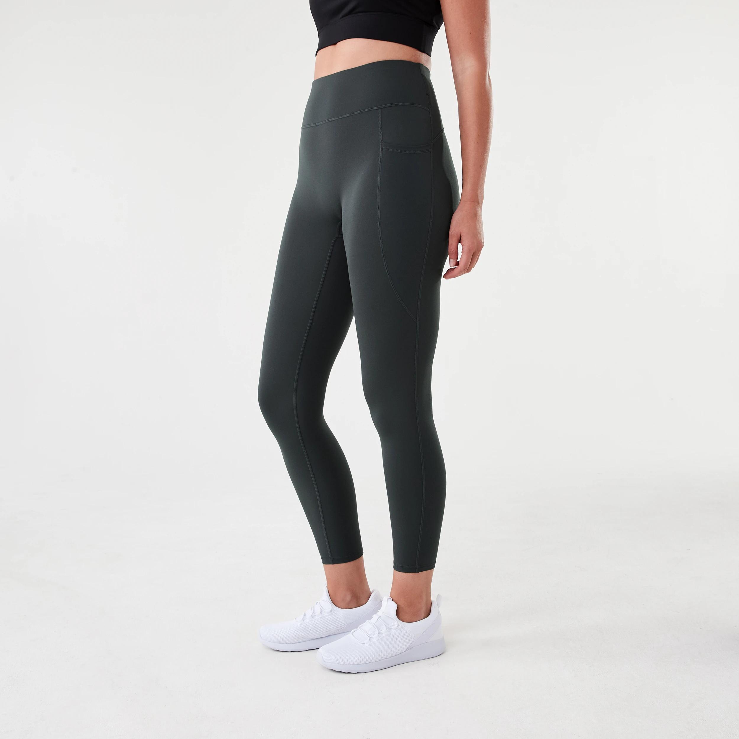 2 Active Womens Ultrasoft Leggings DISTANT GREY, 2 of 5
