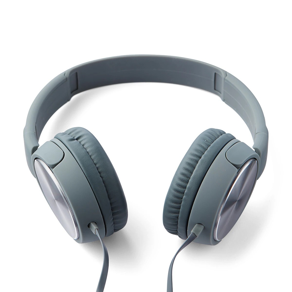 3 On-Ear Wired Headphones - Silver Look, 3 of 10