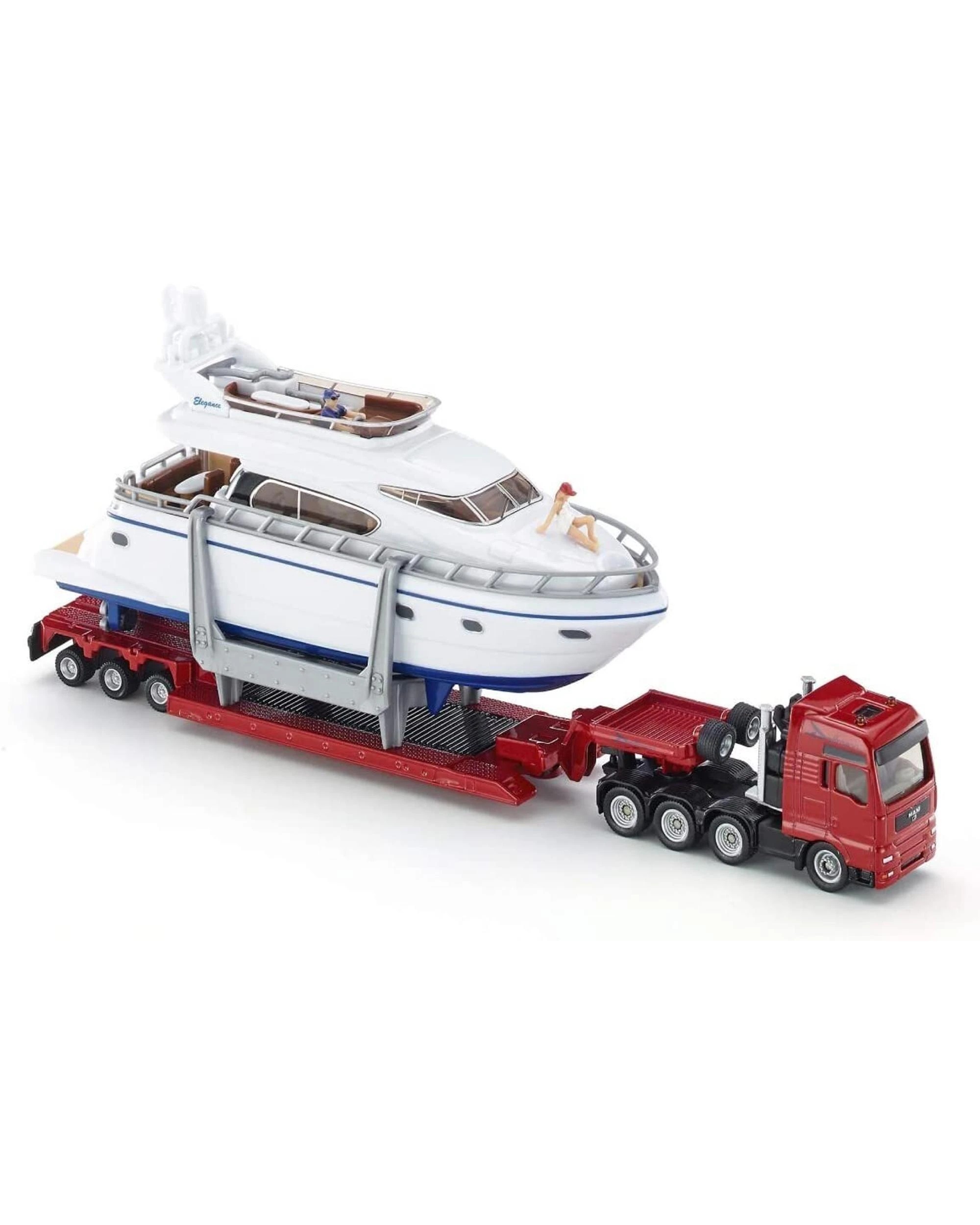 2 Siku Super Heavy Haulage Transporter with Yacht 1:87 Scale, 2 of 2