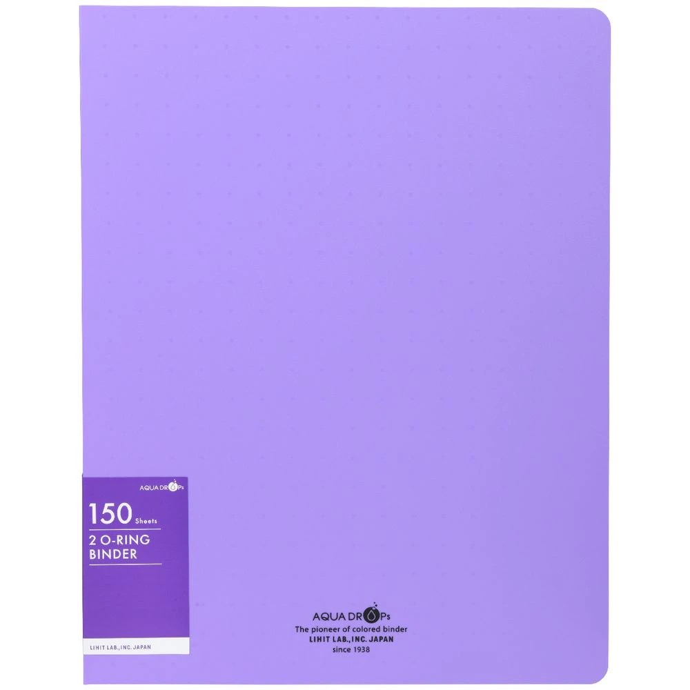 2 Aqua Drops A4 Twist Binder 2-O 18mm Vivid Purple, 2 of 4