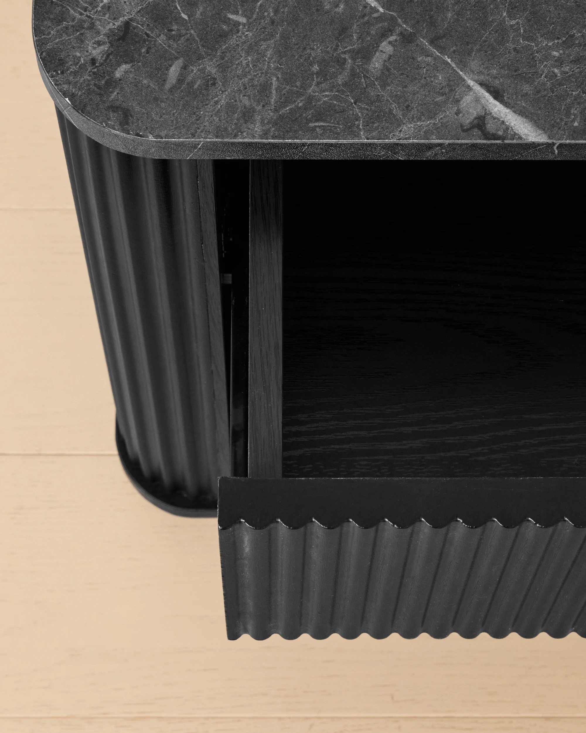 9 Claire Bedside Table - Black, 9 of 9