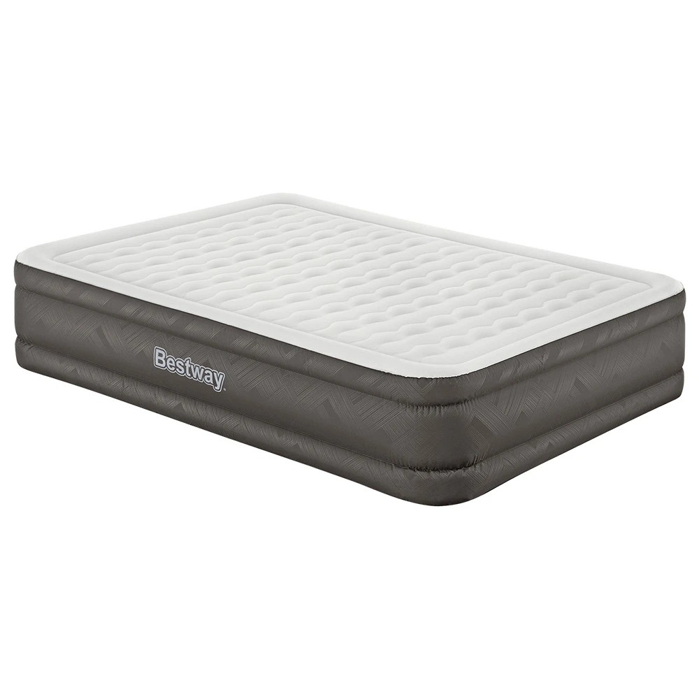 1 Bestway Air Mattress Queen Inflatable Bed 46cm Airbed - Queen Bed - Multi, 1 of 6