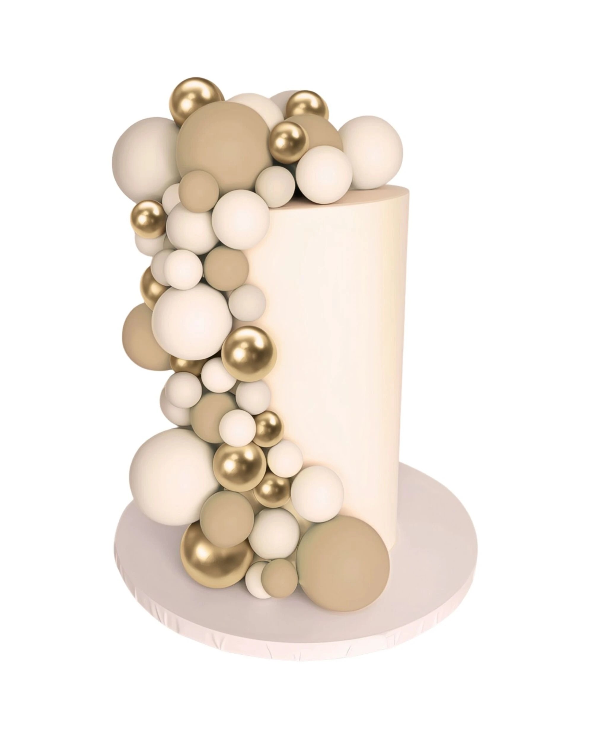 1 Bake Group Sprinks Champagne Gold Cake Ball Toppers Pack of 32 - Gold, 1 of 4