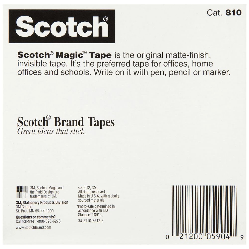 5 Scotch Magic Adhesive Tape 19mm x 66m, 5 of 10