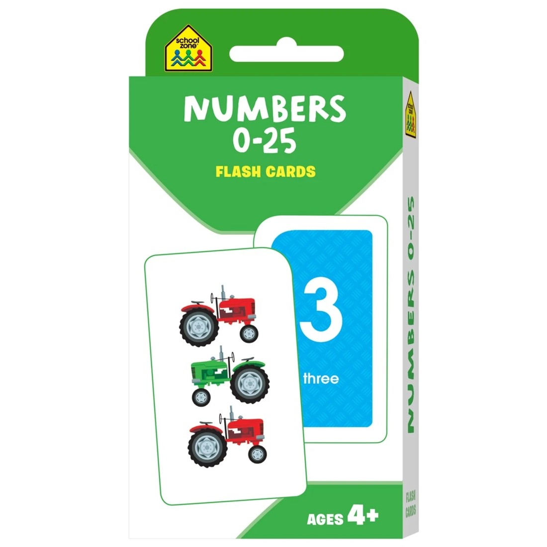 1 School Zone: Numbers 0-25 Flash Cards - Book, 1 of 5