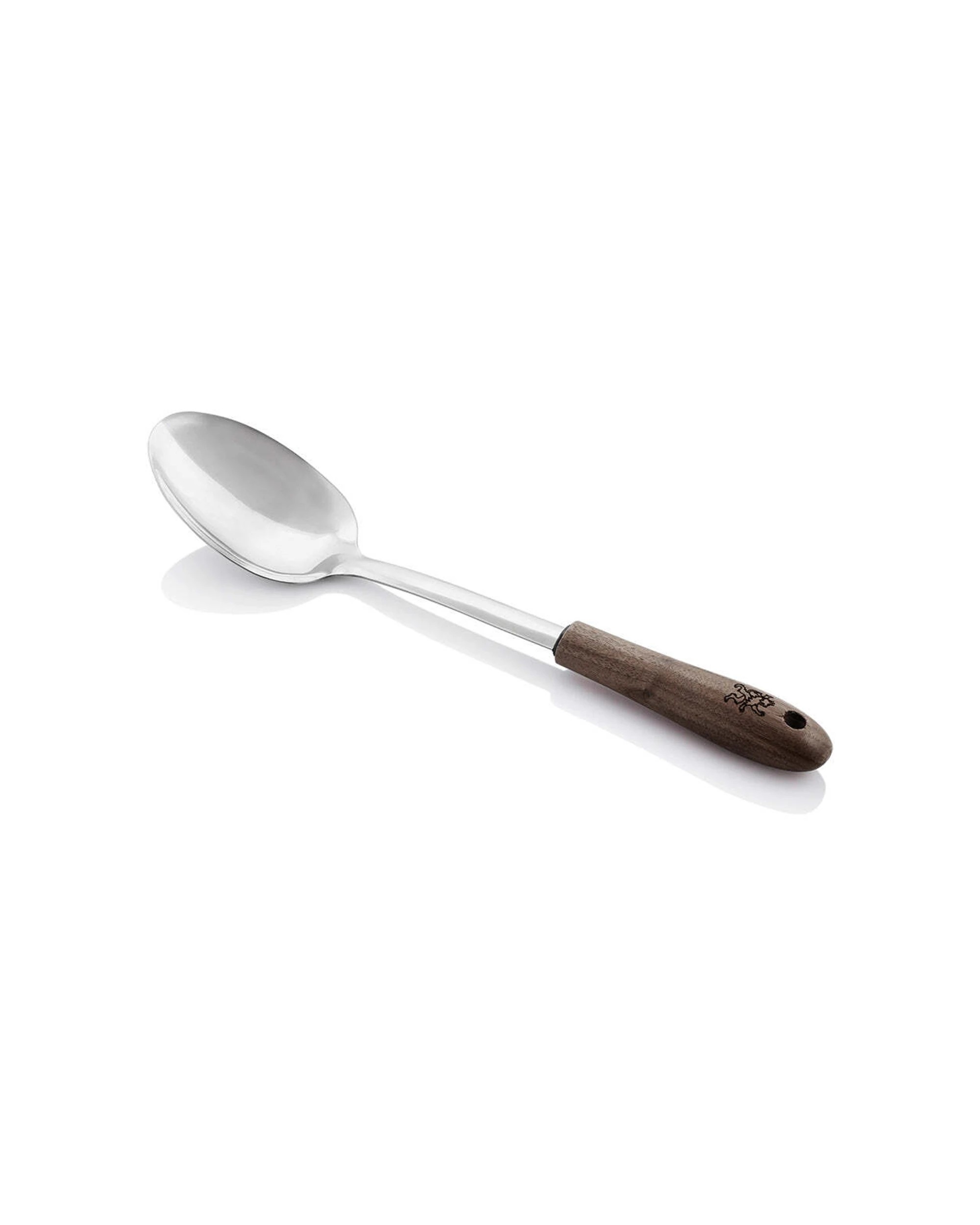 2 Stanley Rogers 2PK Premium Walnut Stainless Steel Solid Cooking Spoon - Natural, 2 of 4