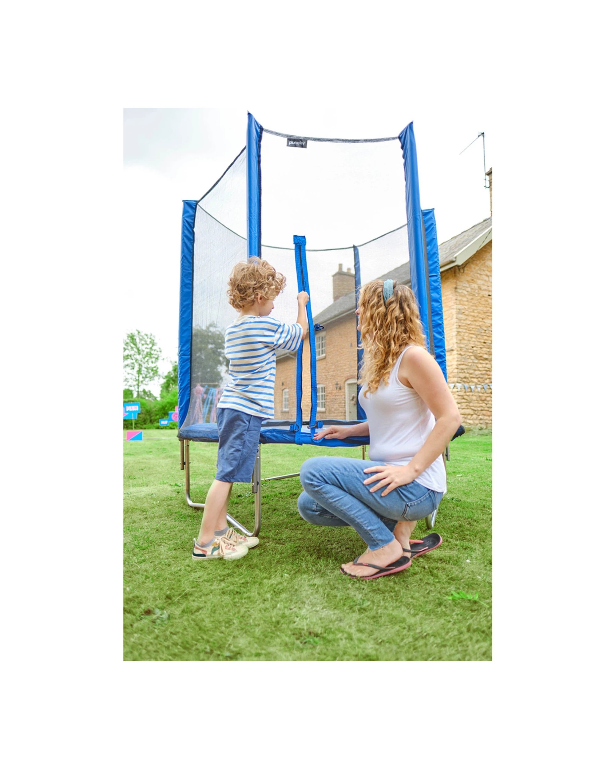 9 Plum Play Au 6ft Junior Trampoline With Enclosure And Galvanised Frame - Black, 9 of 9