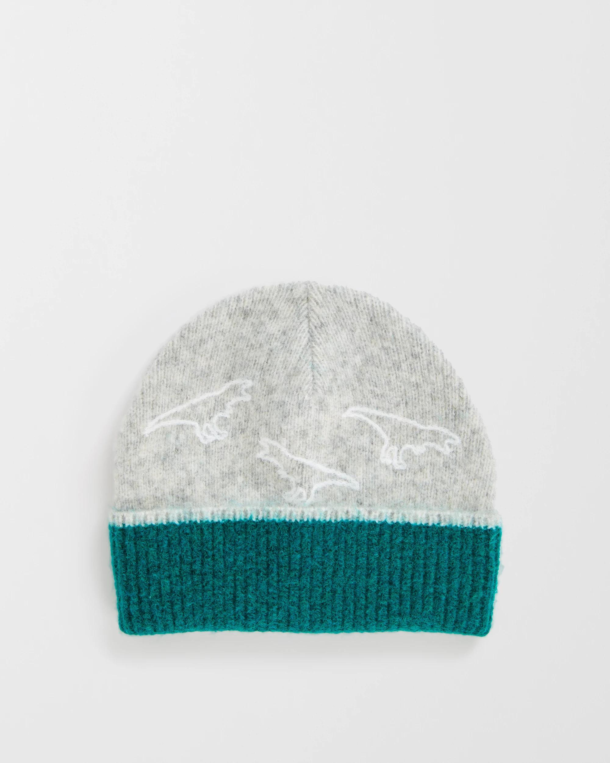 1 Target Kids Embroidered Dino Jacquard Beanie , 1 of 2