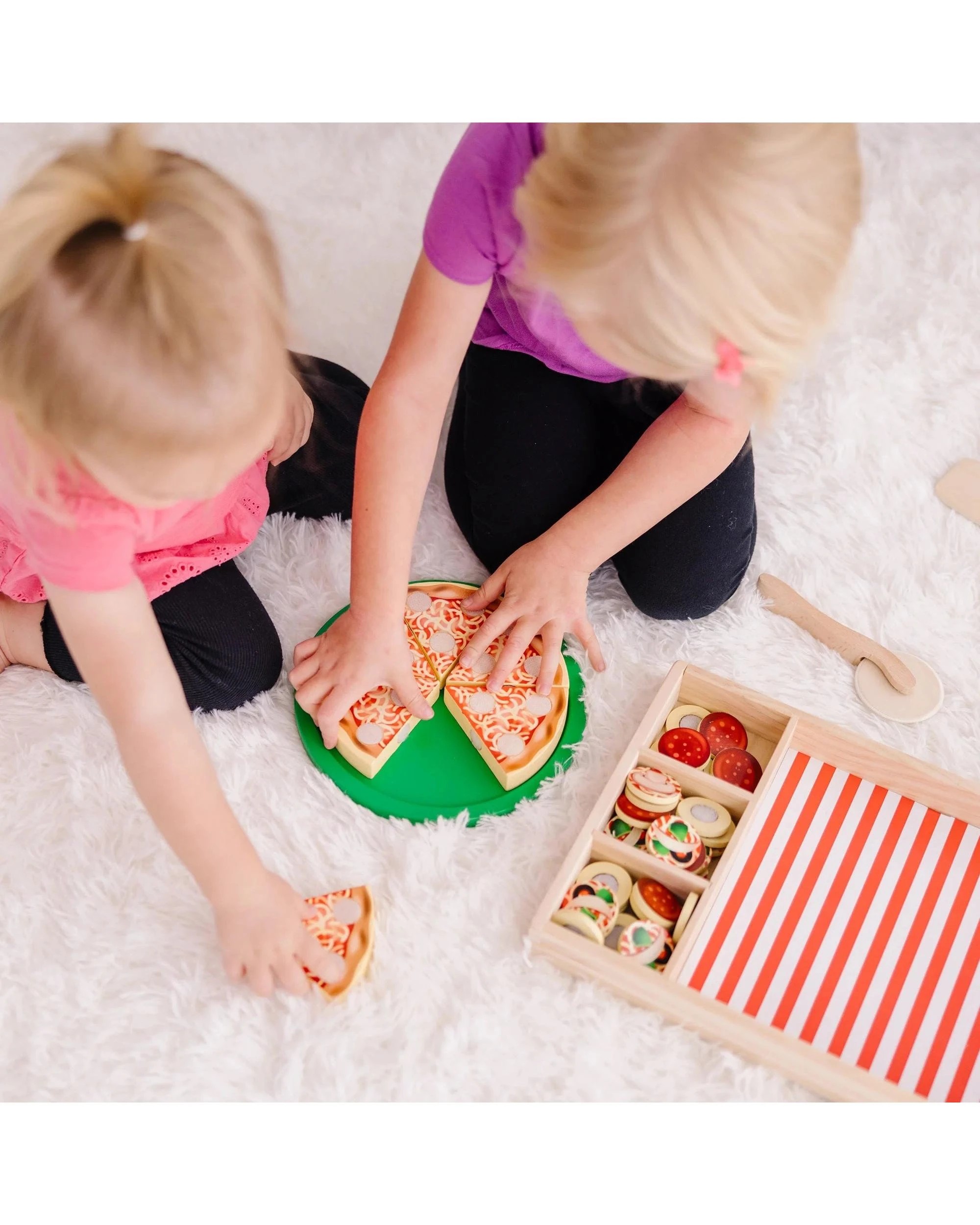 5 Melissa and Doug Wooden Pizza Party Play Set, 5 of 9