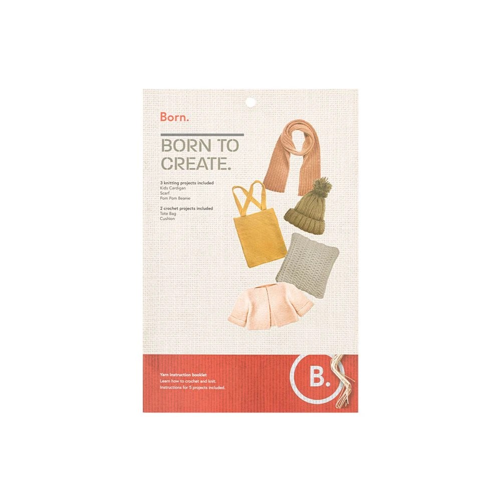 1 Born Yarn Project Booklet, 1 of 3