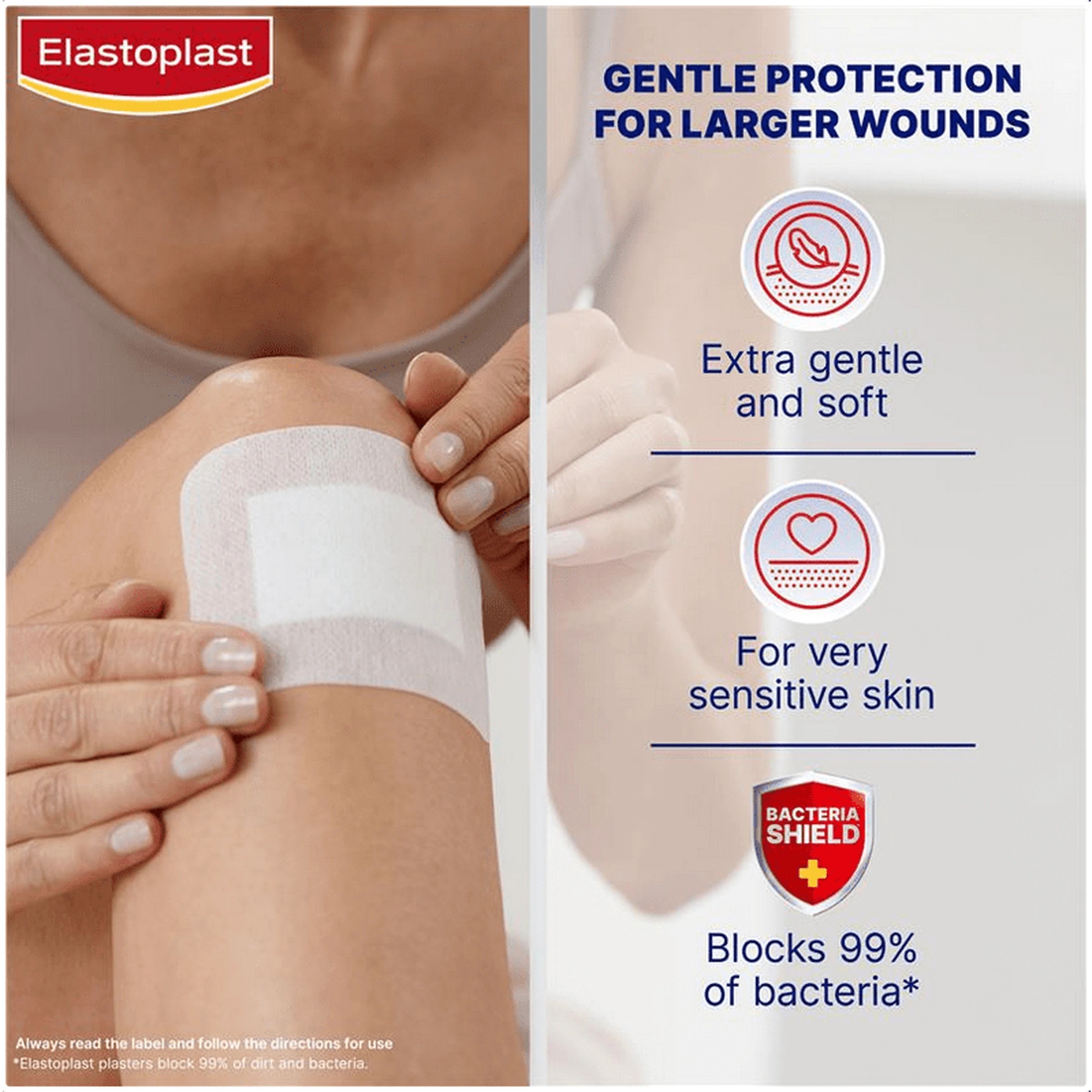 3 Elastoplast Sensitive 3XL Dressings, 3 of 3