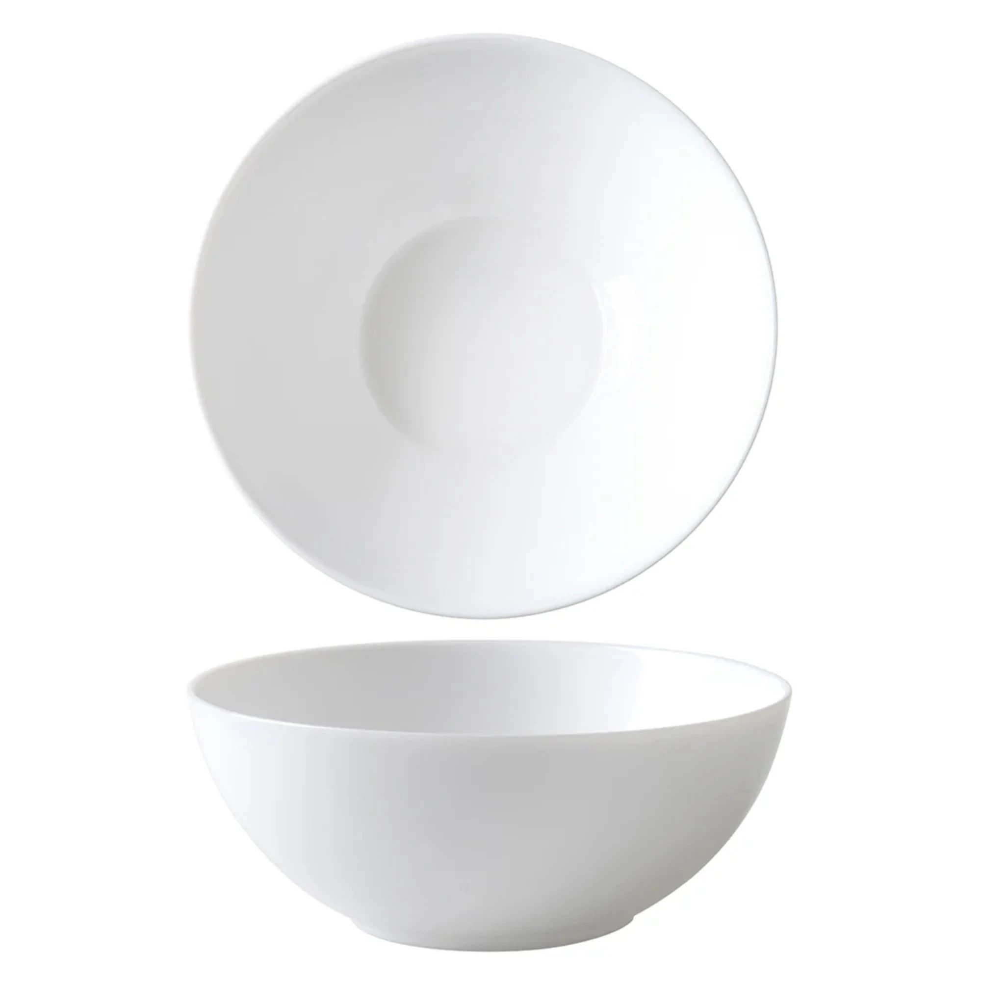 4 Wiltshire White Coupe 12 Piece Glass Dinner Set - White, 4 of 7