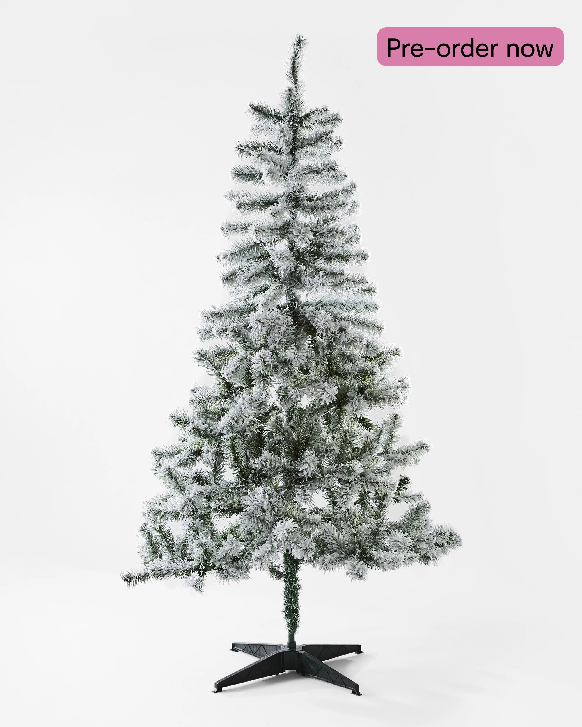 1 1.82m (6ft.) Snowy Christmas Tree, 1 of 4