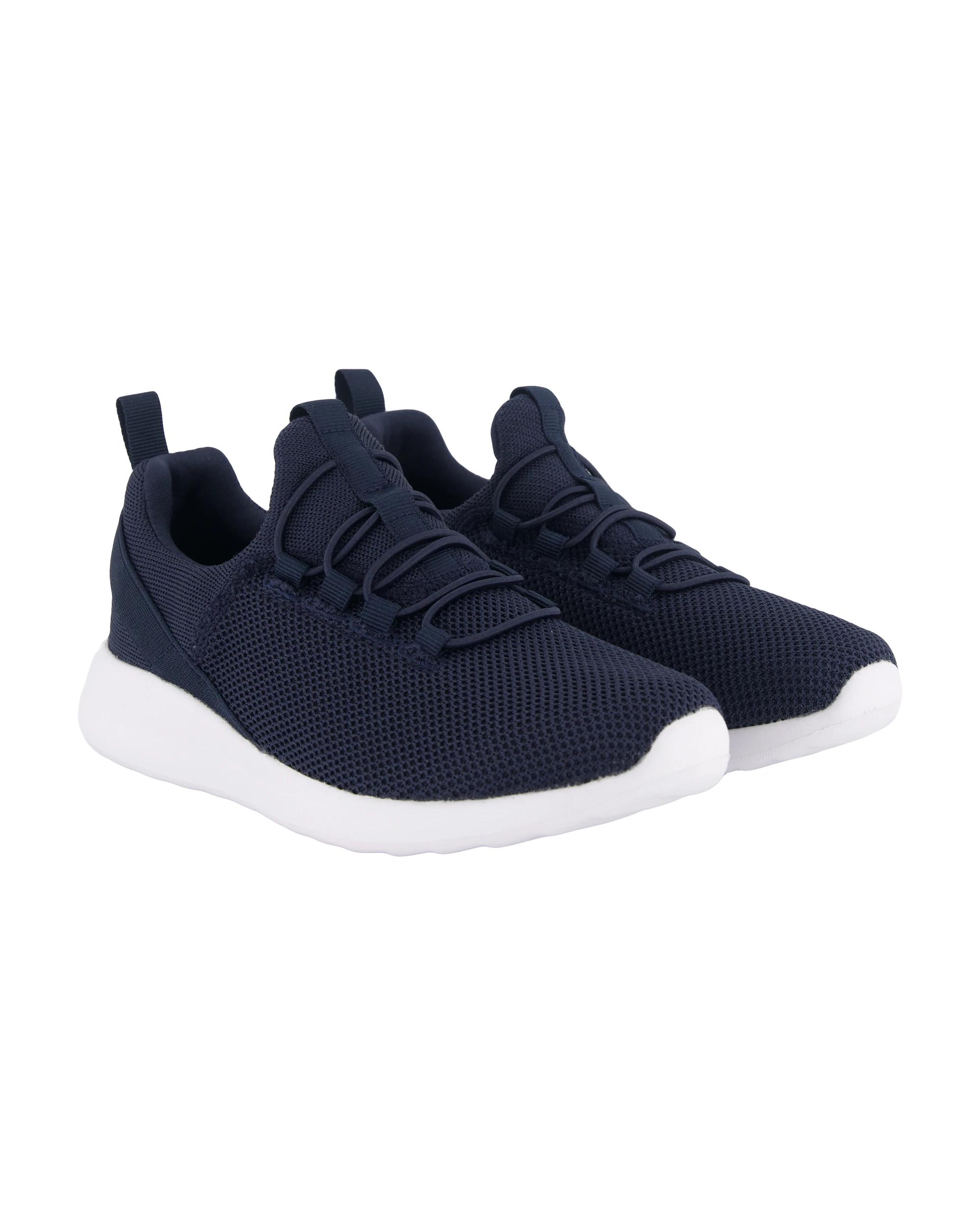 2 Comfort Sneakers with Elastic Laces Navy Blaze, 2 of 5