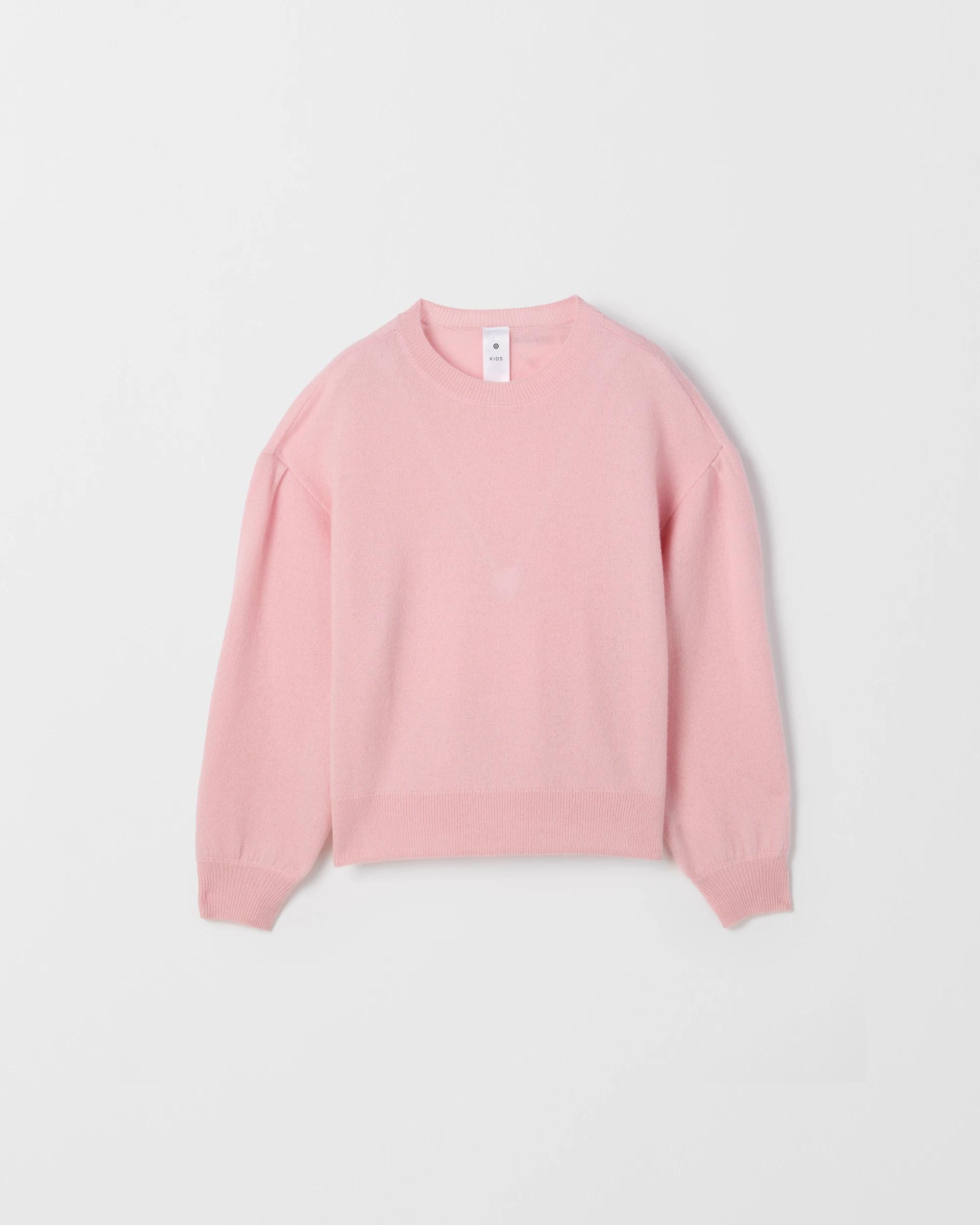 4 Target Kids Cashmere Long Sleeve Knit Jumper PINK, 4 of 7