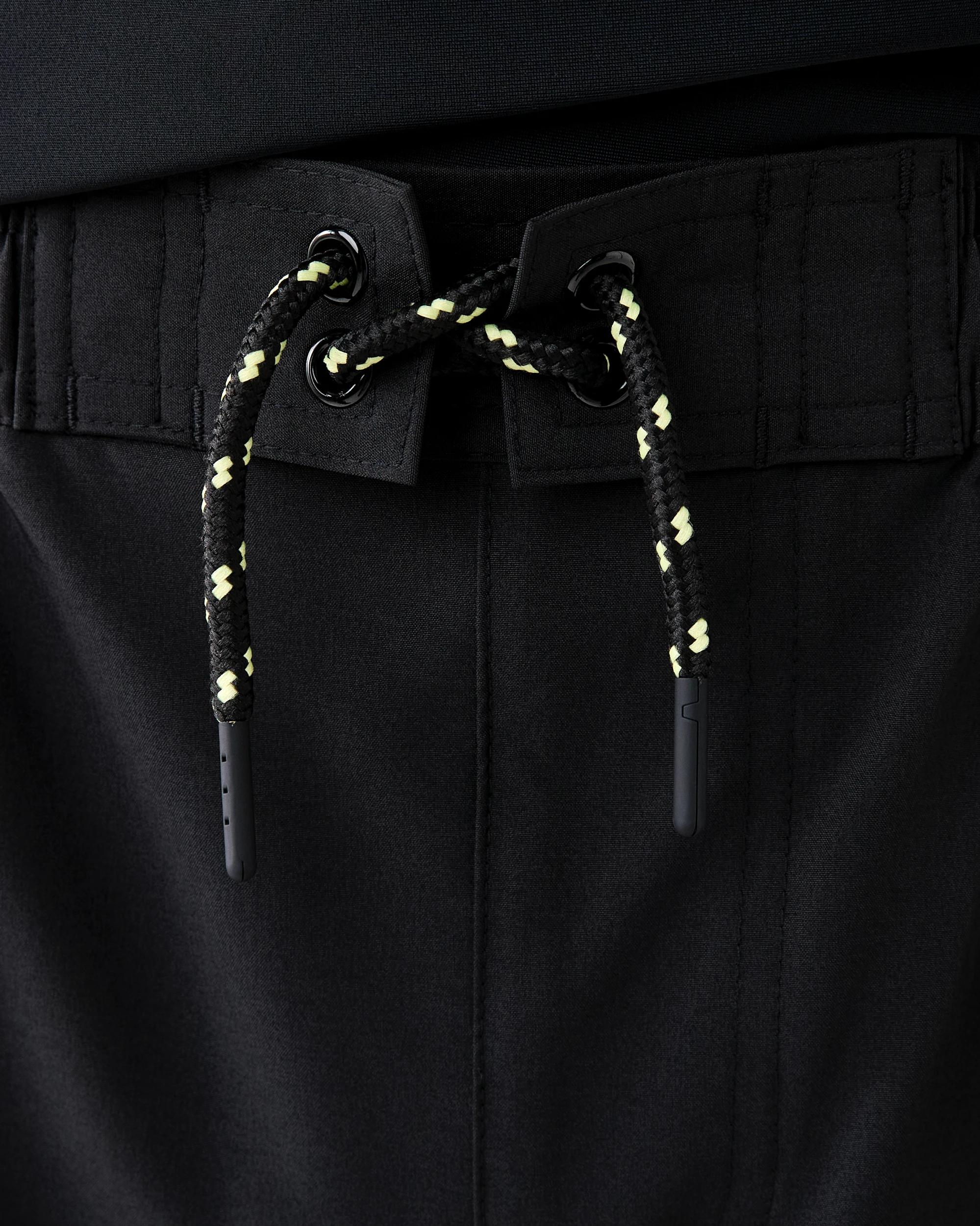 3 Longline Panelled Swim Shorts Black, 3 of 6