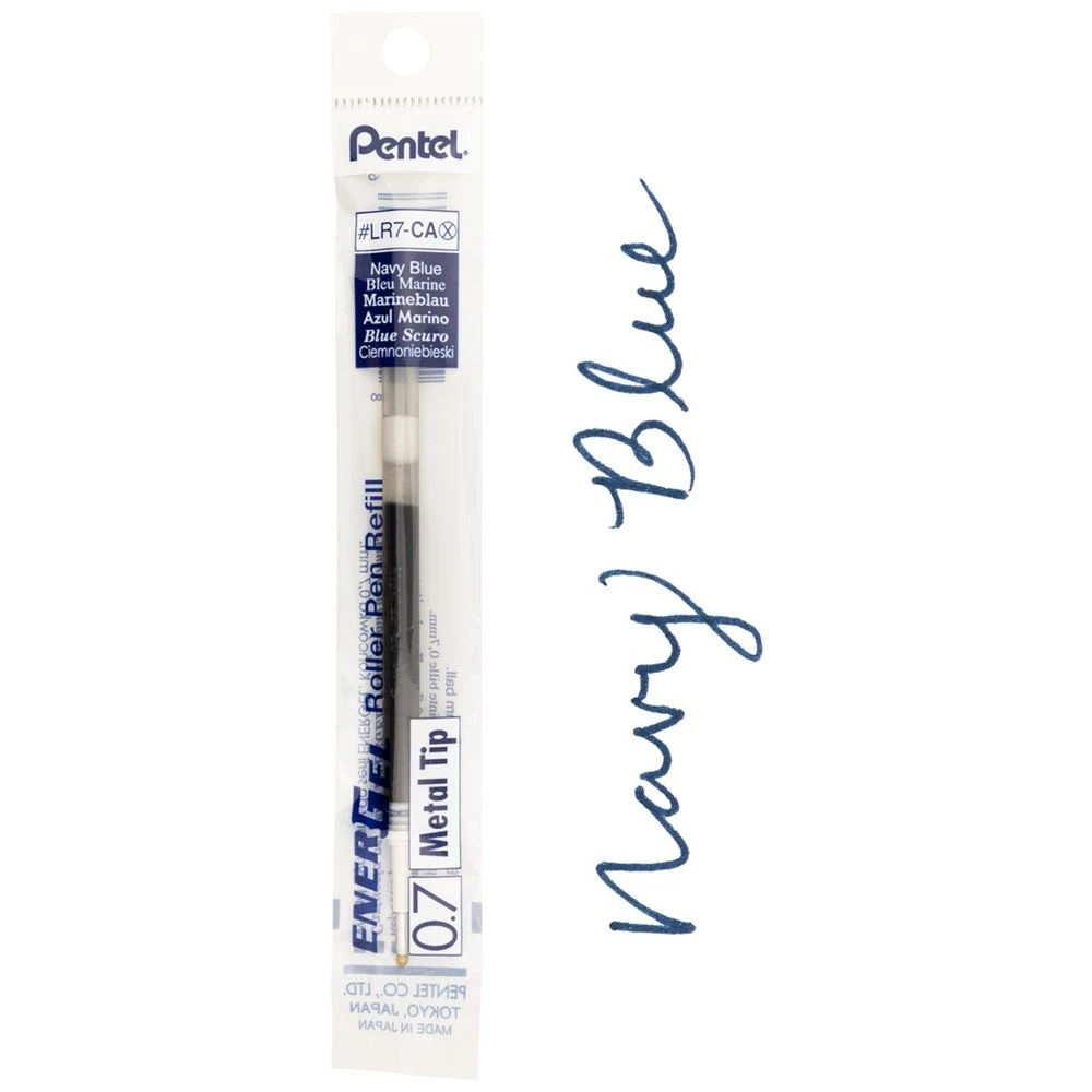3 Pentel Energel Ink Refill 0.7mm Navy, 3 of 4
