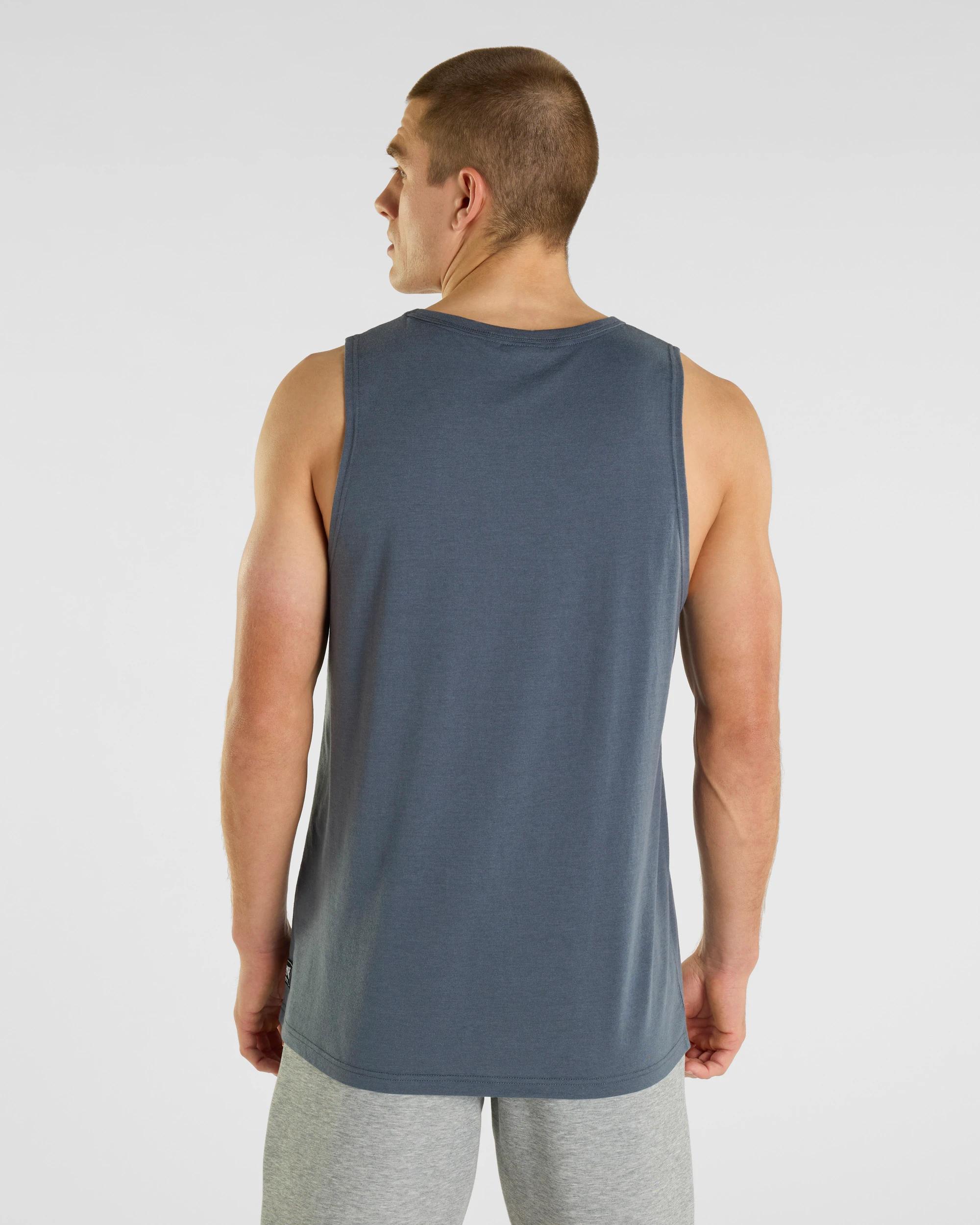 2 Tank - Lonsdale London STEEL BLUE, 2 of 5