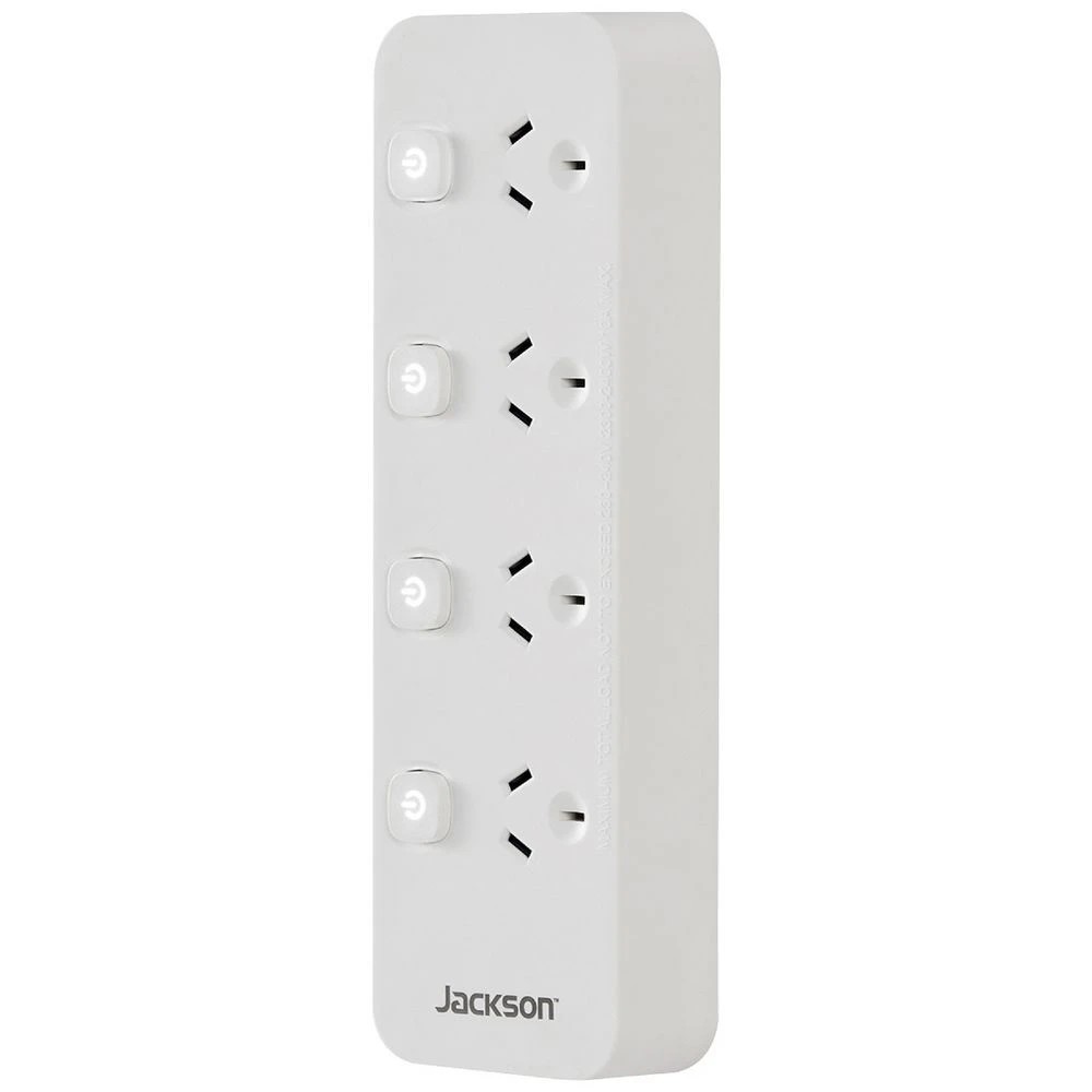 1 Jackson Overload Switched Powerboard 4 Outlet, 1 of 3
